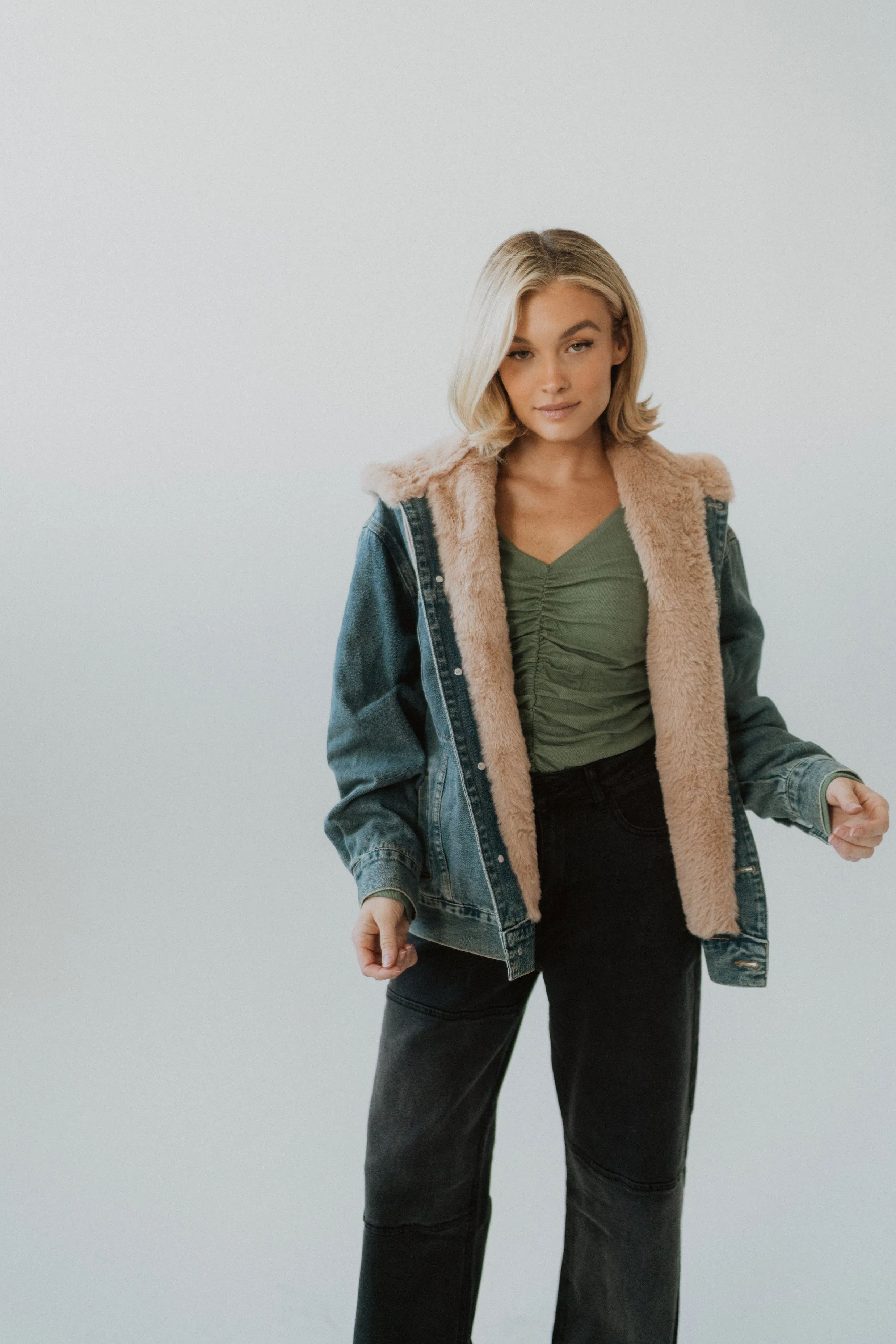 Jaida Denim Jacket sold by Goldie Lew