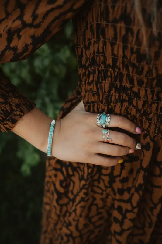 Eden Ring | Blue Copper Turquoise made by Goldie Lew