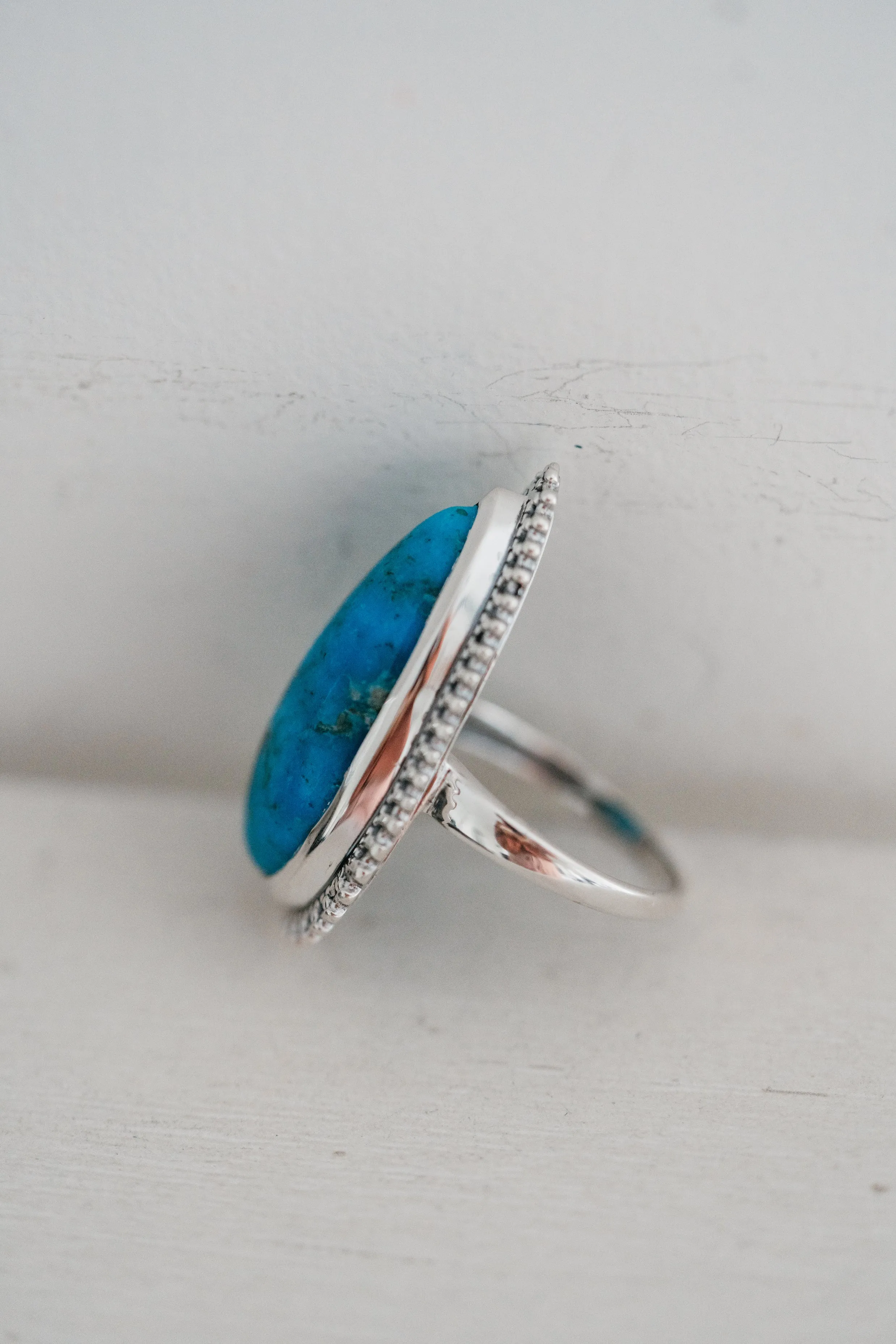 Pierre Ring | Turquoise sold by Goldie Lew product image thumbnail 3