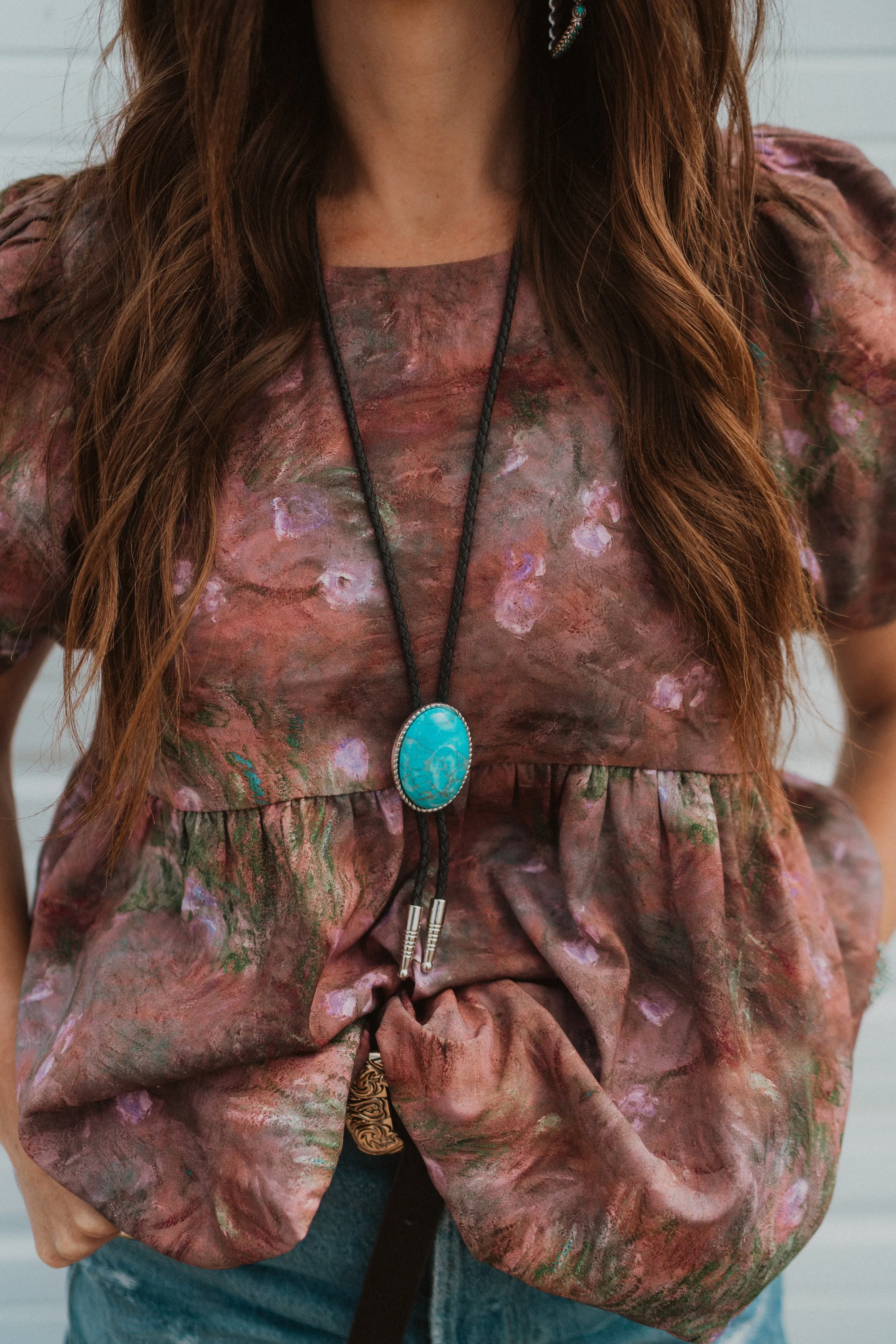 Catalina Bolo Tie | Turquoise sold by Goldie Lew