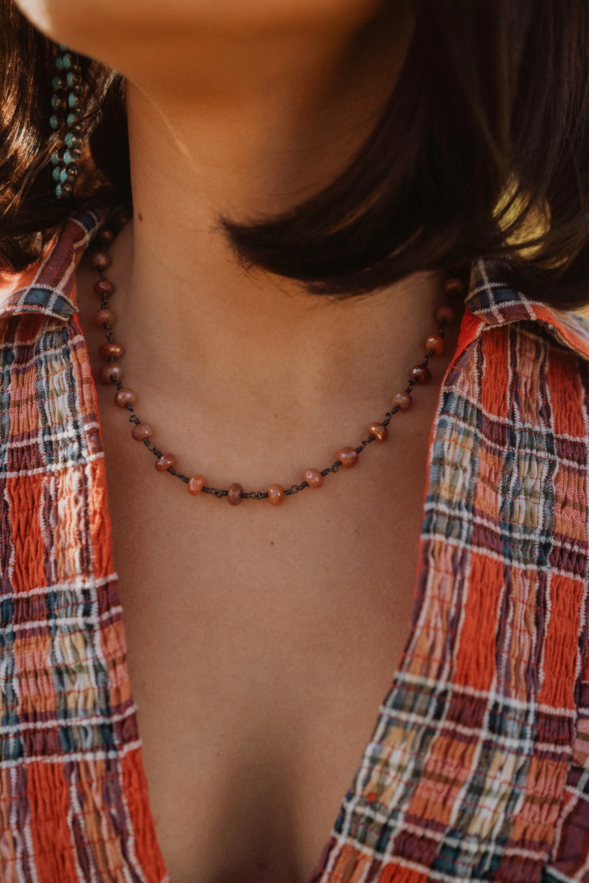 Cranberry Necklace sold by Goldie Lew product image thumbnail 3