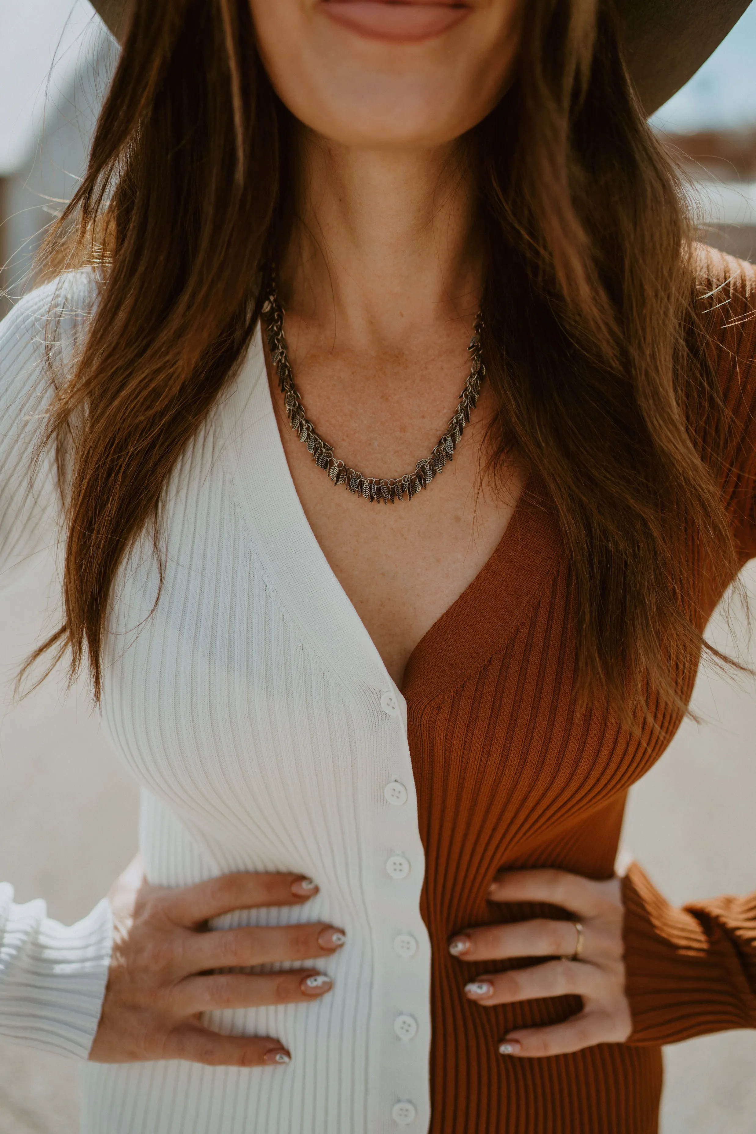 La Pluma Necklace | Silver sold by Goldie Lew product image thumbnail 2