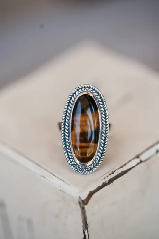 Julia Ring | Tiger's Eye sold by Goldie Lew