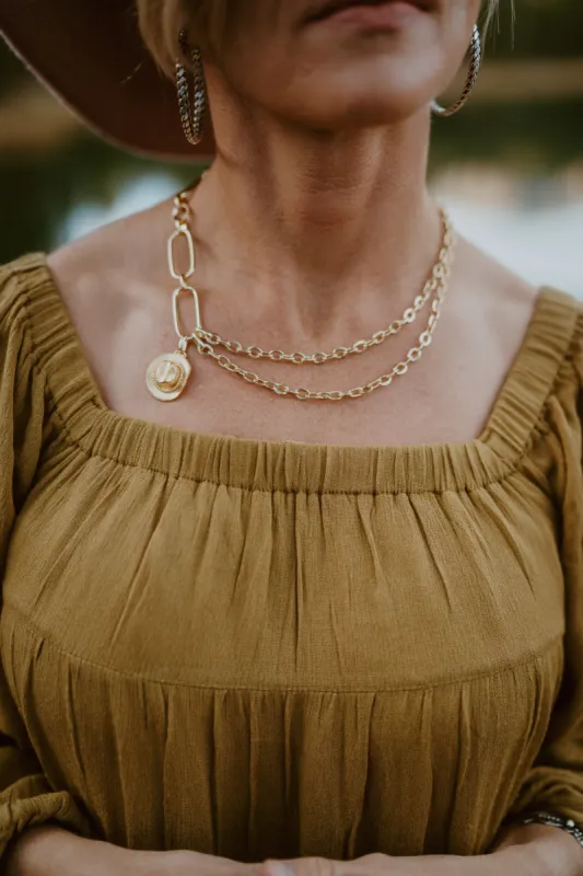 Twisted Cowboy Necklace made by Goldie Lew