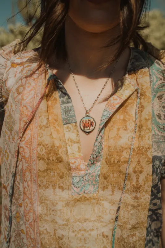 Red Buffalo Necklace sold by Goldie Lew
