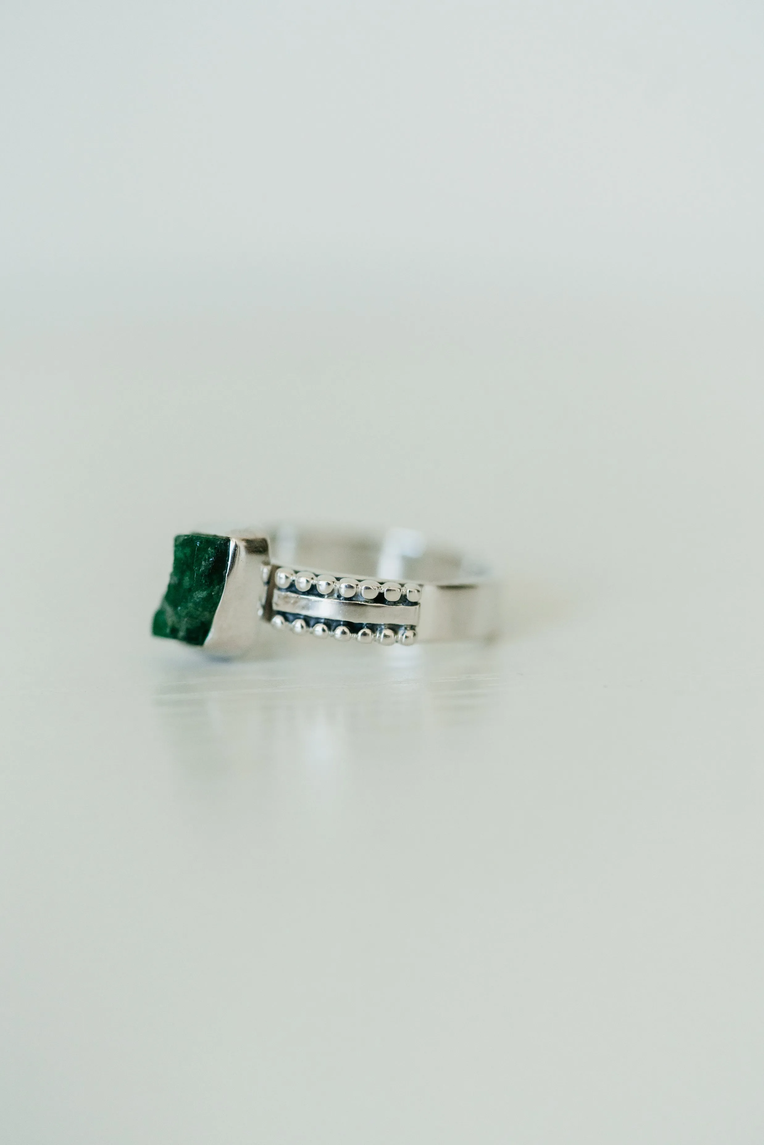 Harriett Ring | Emerald sold by Goldie Lew product image thumbnail 4