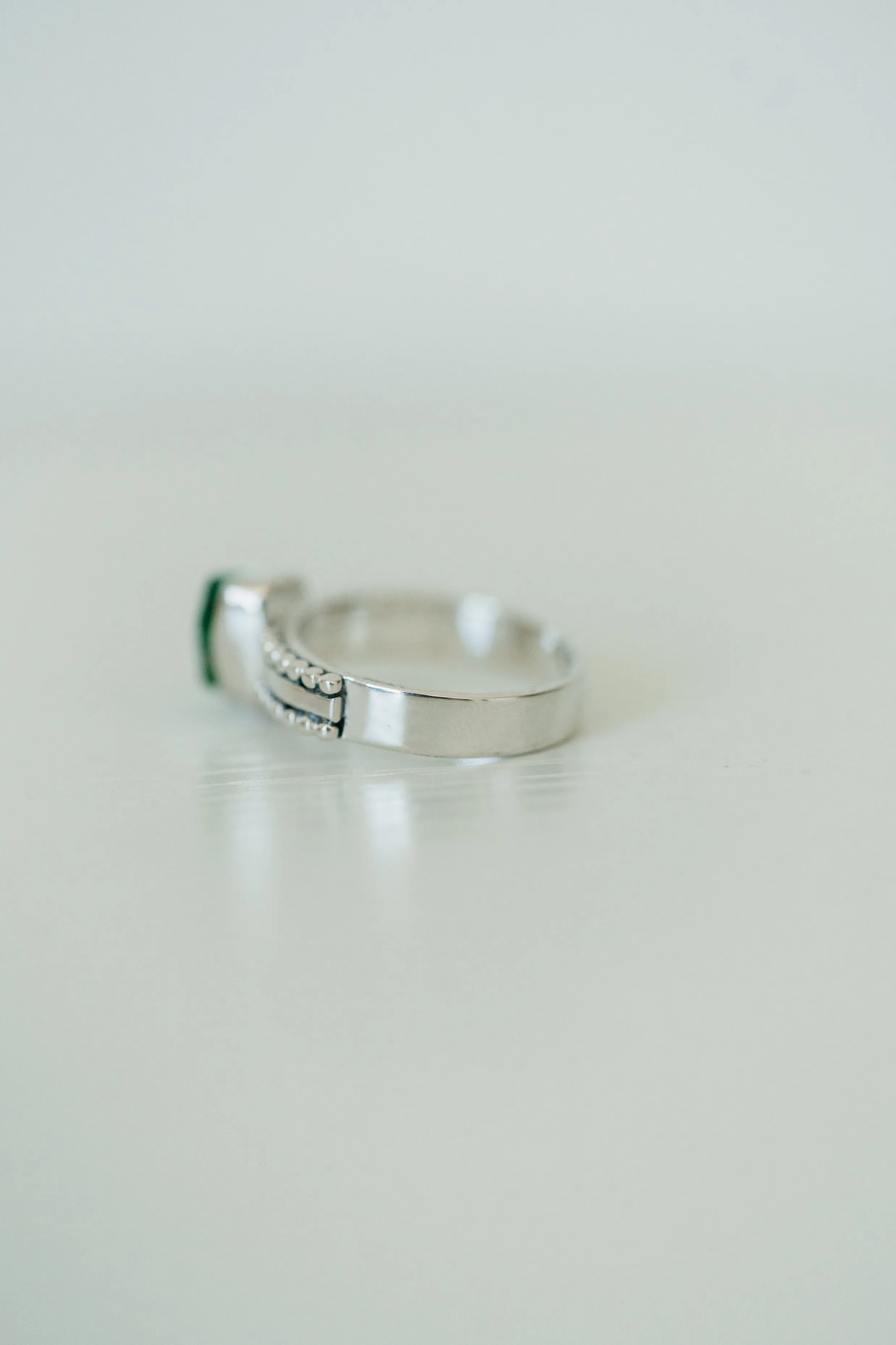 Harriett Ring | Emerald sold by Goldie Lew product image thumbnail 3