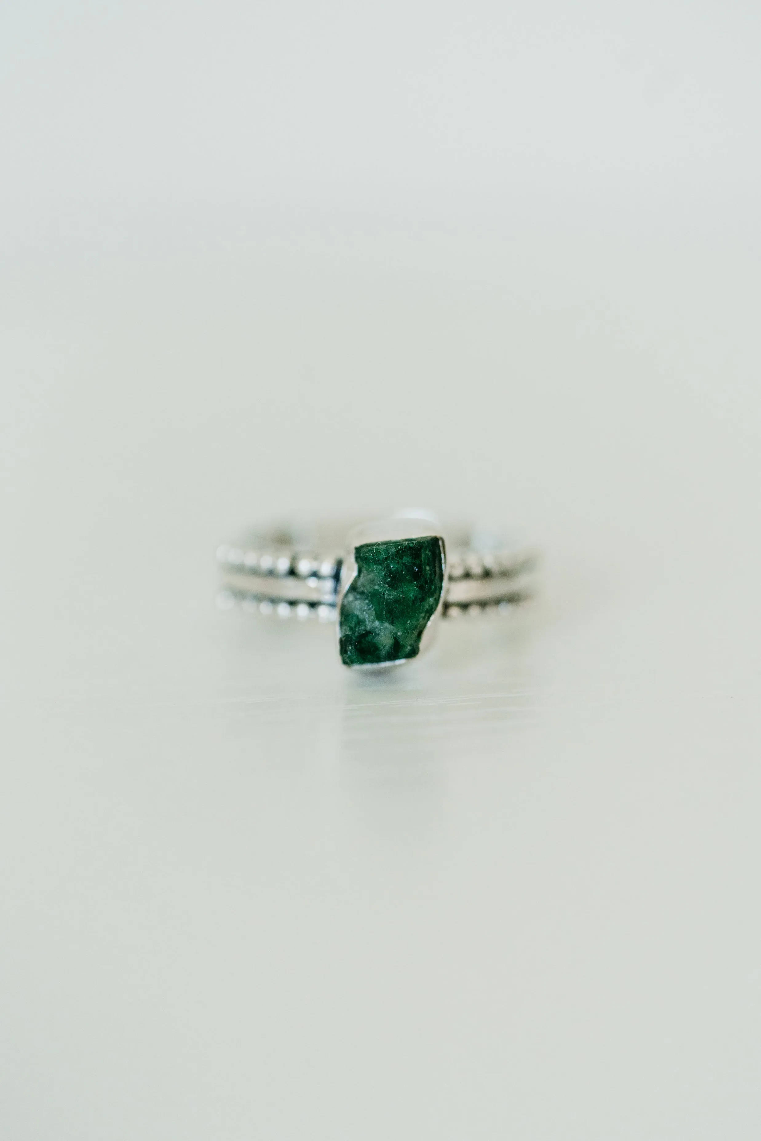 Harriett Ring | Emerald sold by Goldie Lew product image thumbnail 2