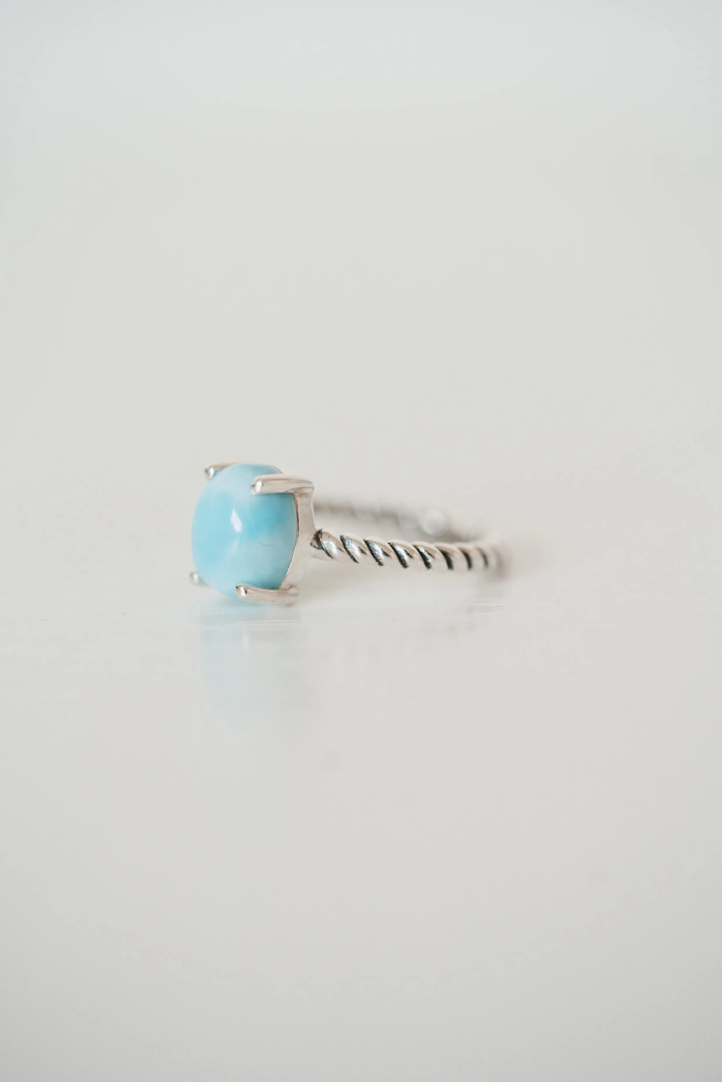 Mable Ring | Larimar sold by Goldie Lew product image thumbnail 4