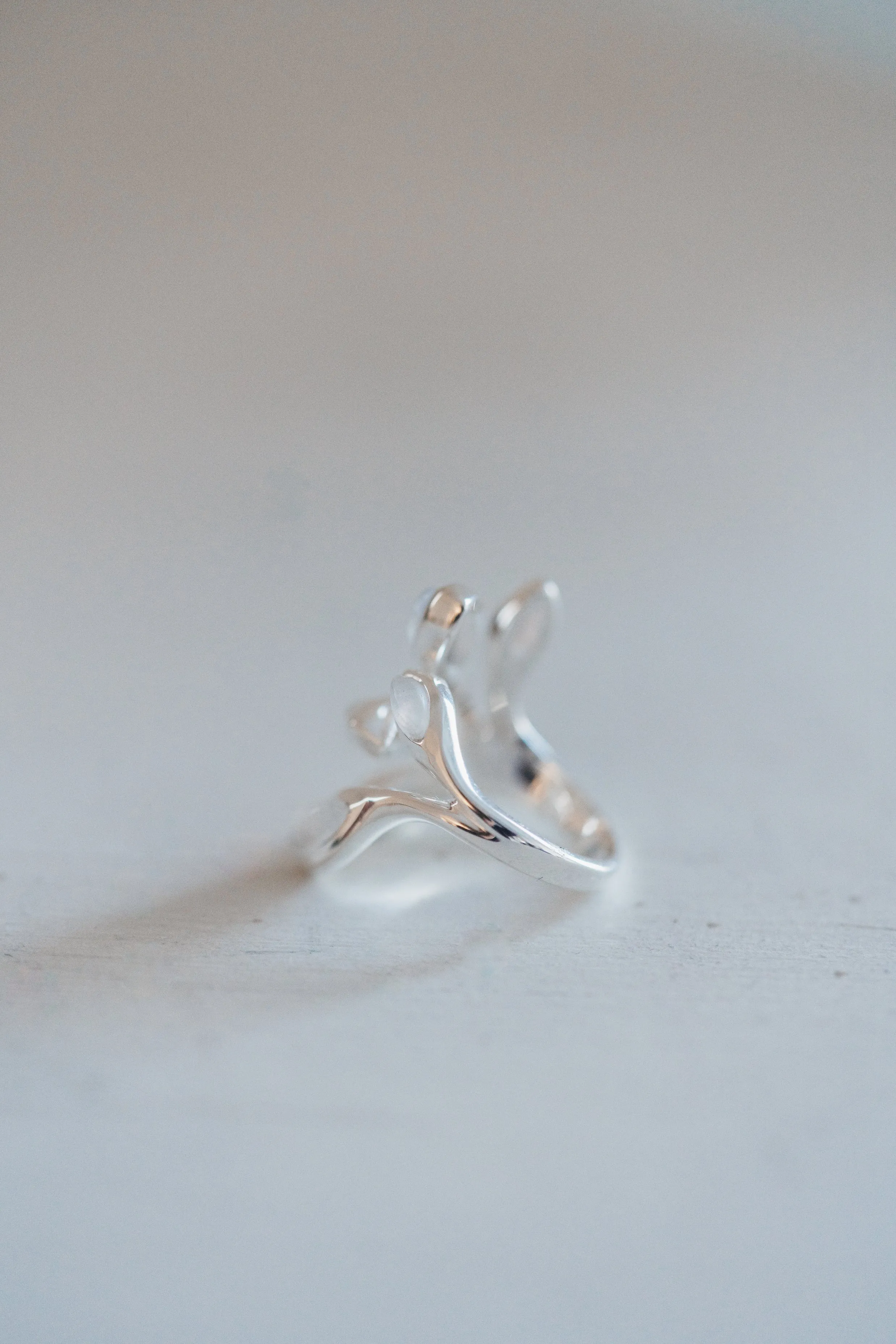 Blythe Ring | Rainbow Moonstone sold by Goldie Lew product image thumbnail 2