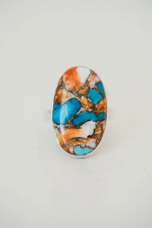Saxton Ring | Spiny Turquoise sold by Goldie Lew
