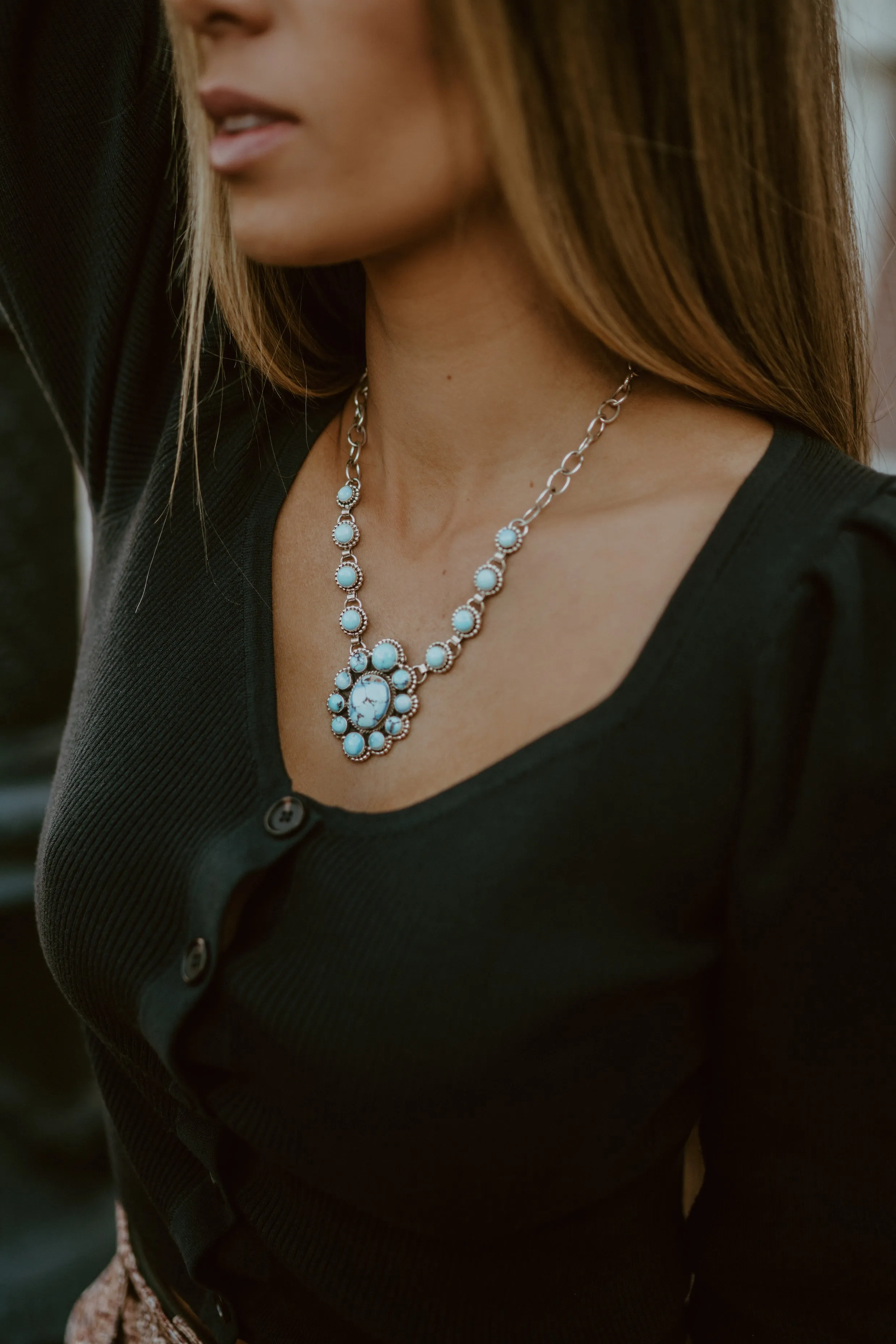 Claire Necklace | Golden Hill sold by Goldie Lew product image thumbnail 3
