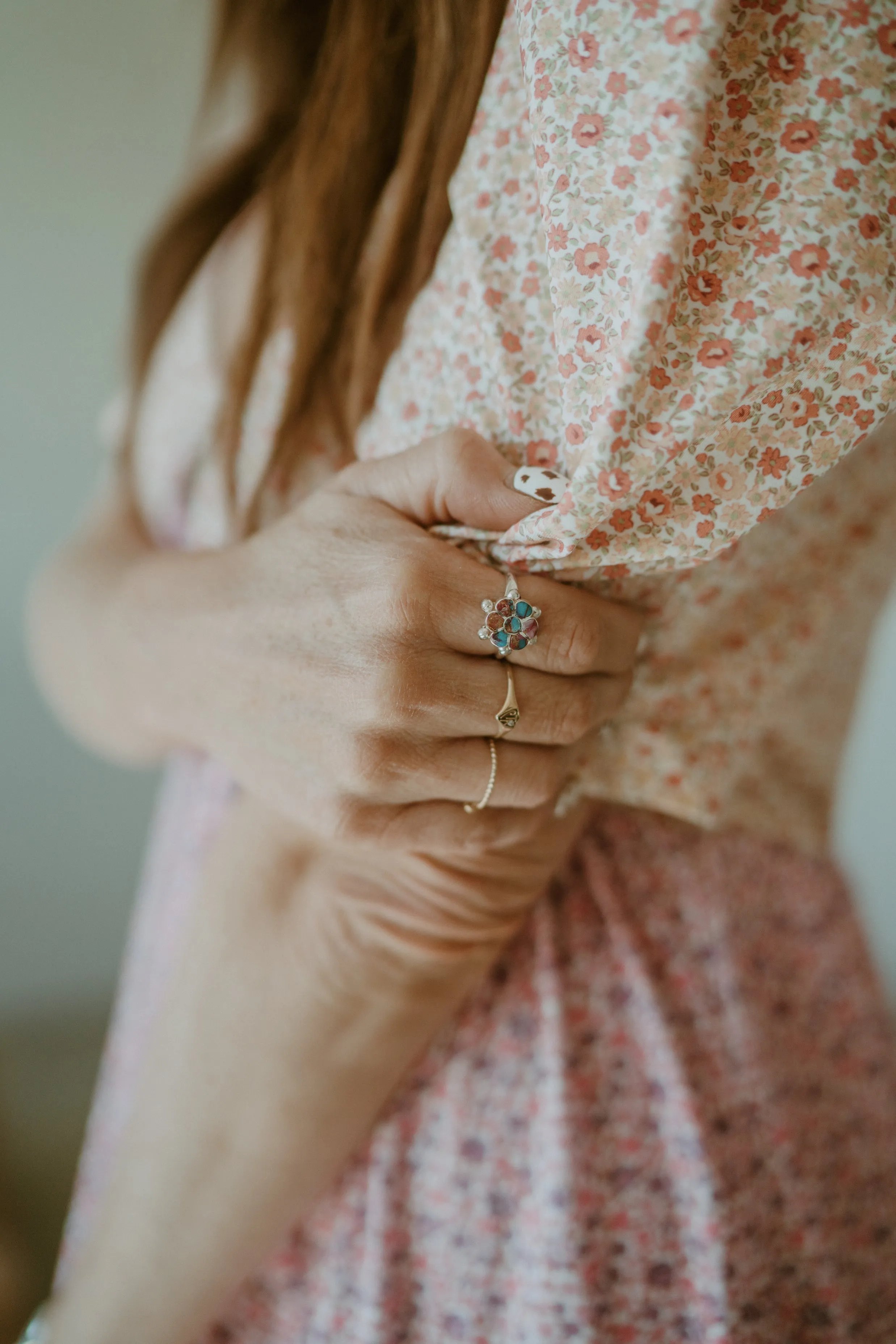 Miranda Ring | Spiny Oyster Pink sold by Goldie Lew product image thumbnail 3