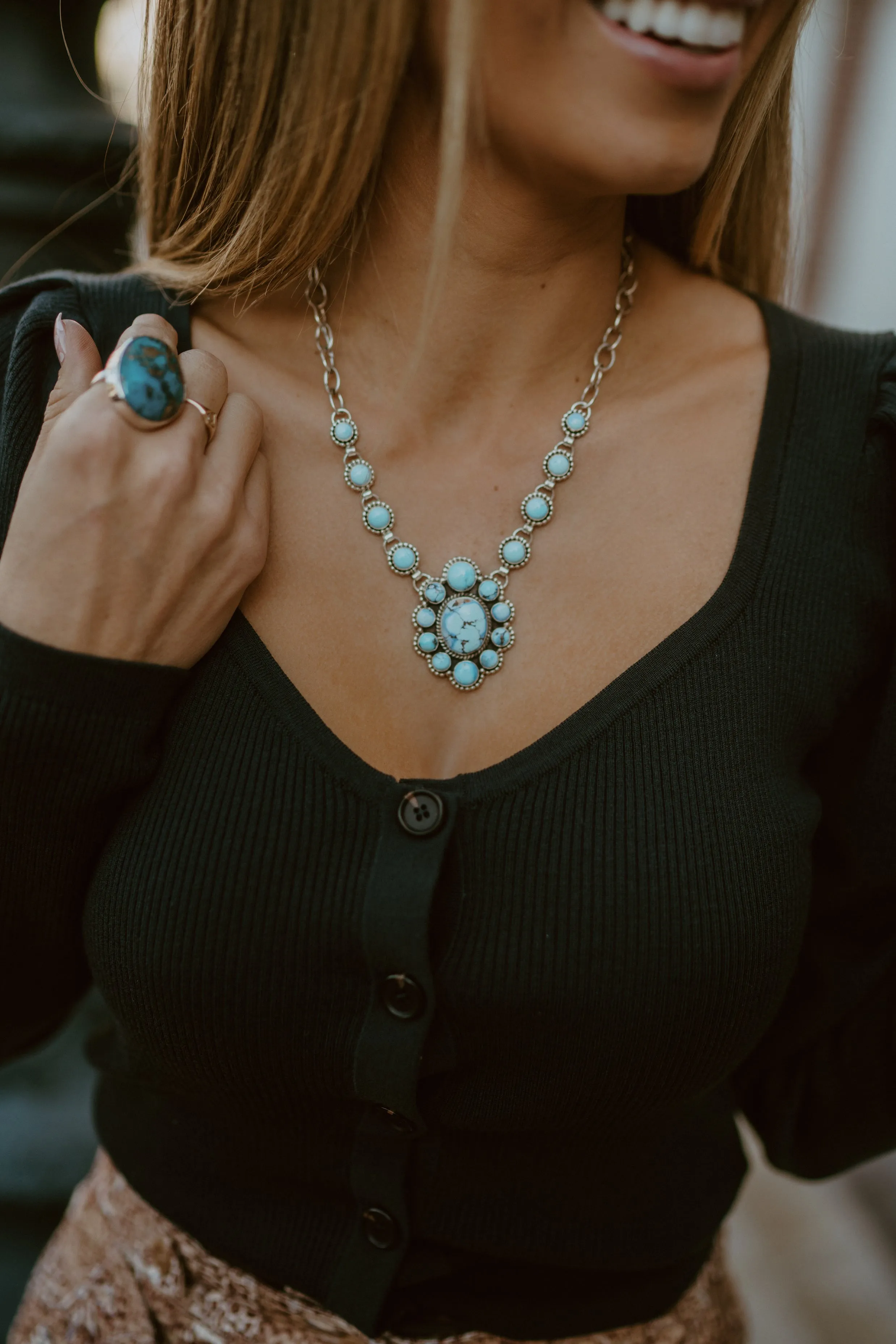 Claire Necklace | Golden Hill sold by Goldie Lew product image thumbnail 2