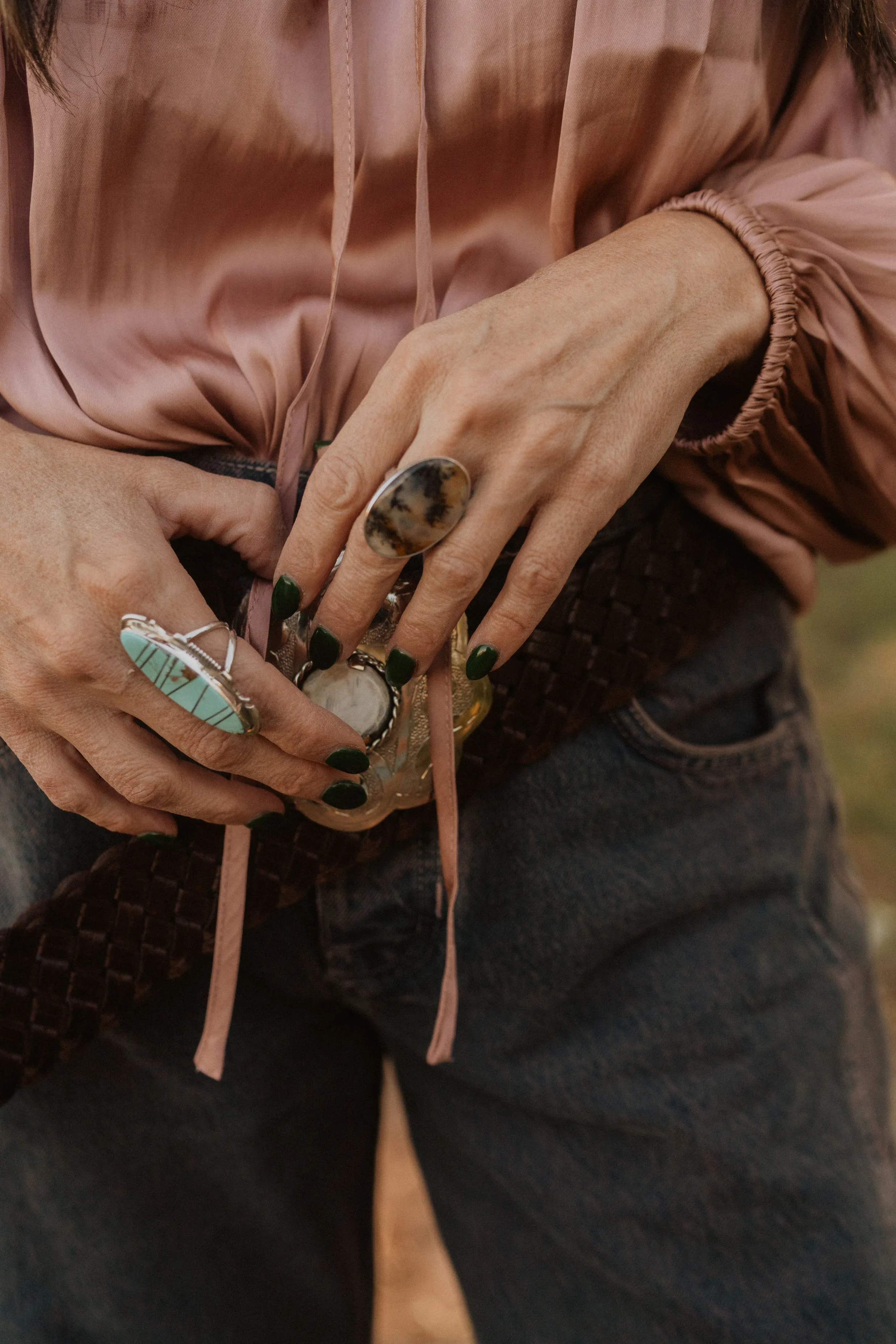 Lylan Ring | Tiger Dendritic sold by Goldie Lew product image thumbnail 3