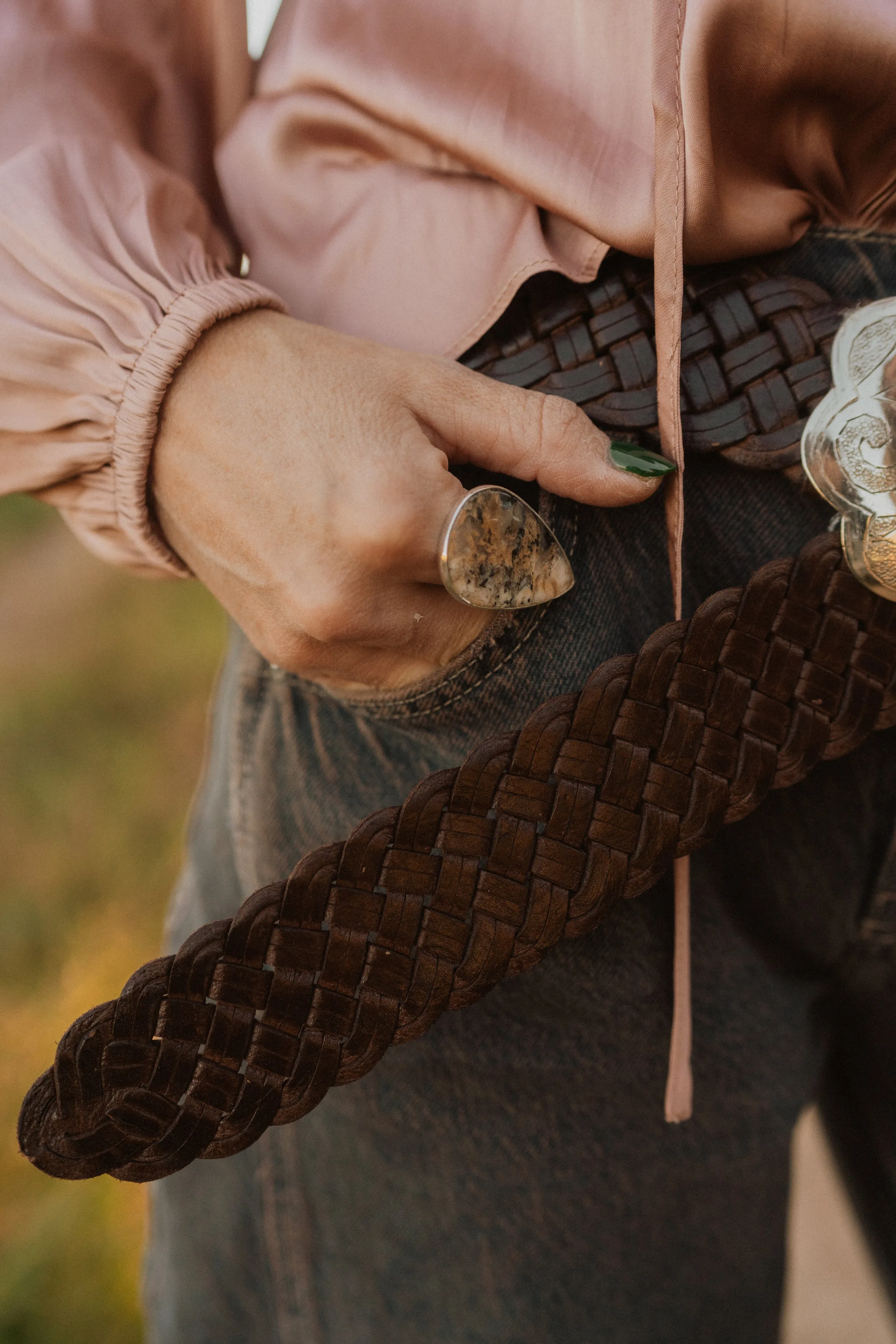 Lylan Ring | Tiger Dendritic sold by Goldie Lew product image thumbnail 2