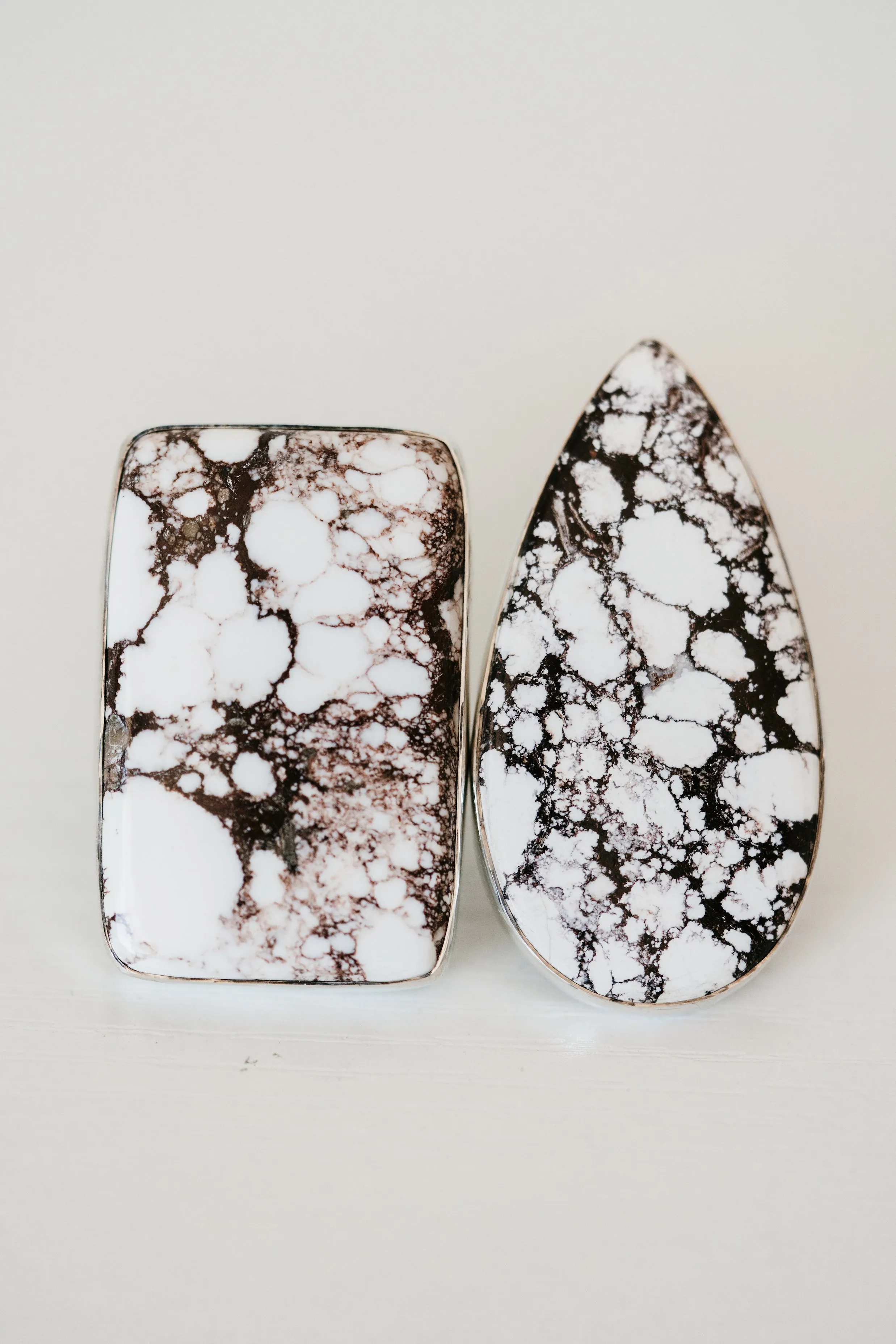 Kennedy Ring | White Horse Jasper - FINAL SALE sold by Goldie Lew