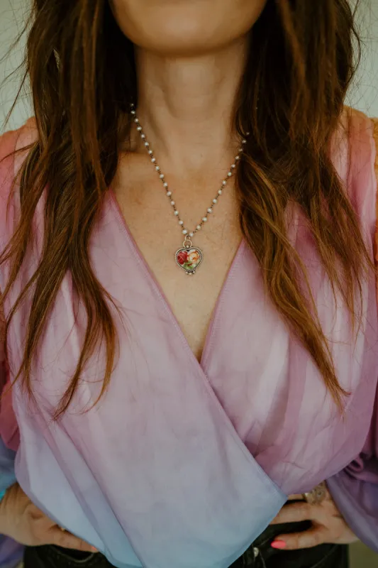 Glory Roses Necklace sold by Goldie Lew