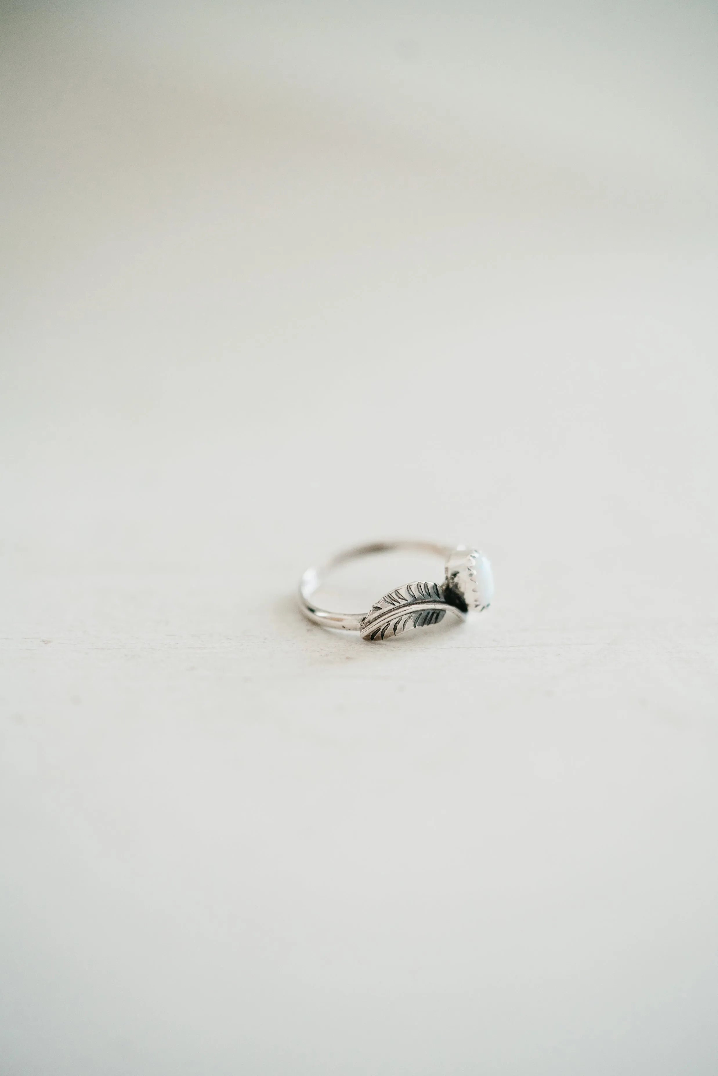 Ophelia Ring | White Opal sold by Goldie Lew product image thumbnail 4