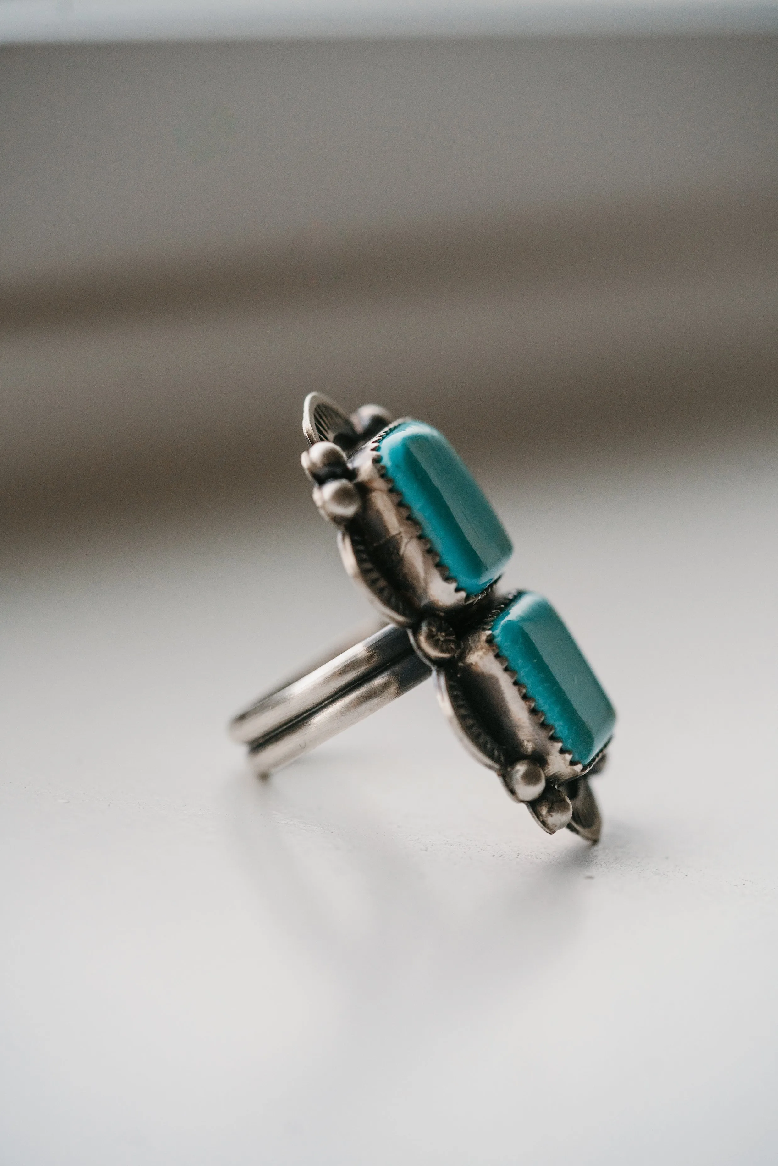 Cara Ring | Turquoise sold by Goldie Lew product image thumbnail 3