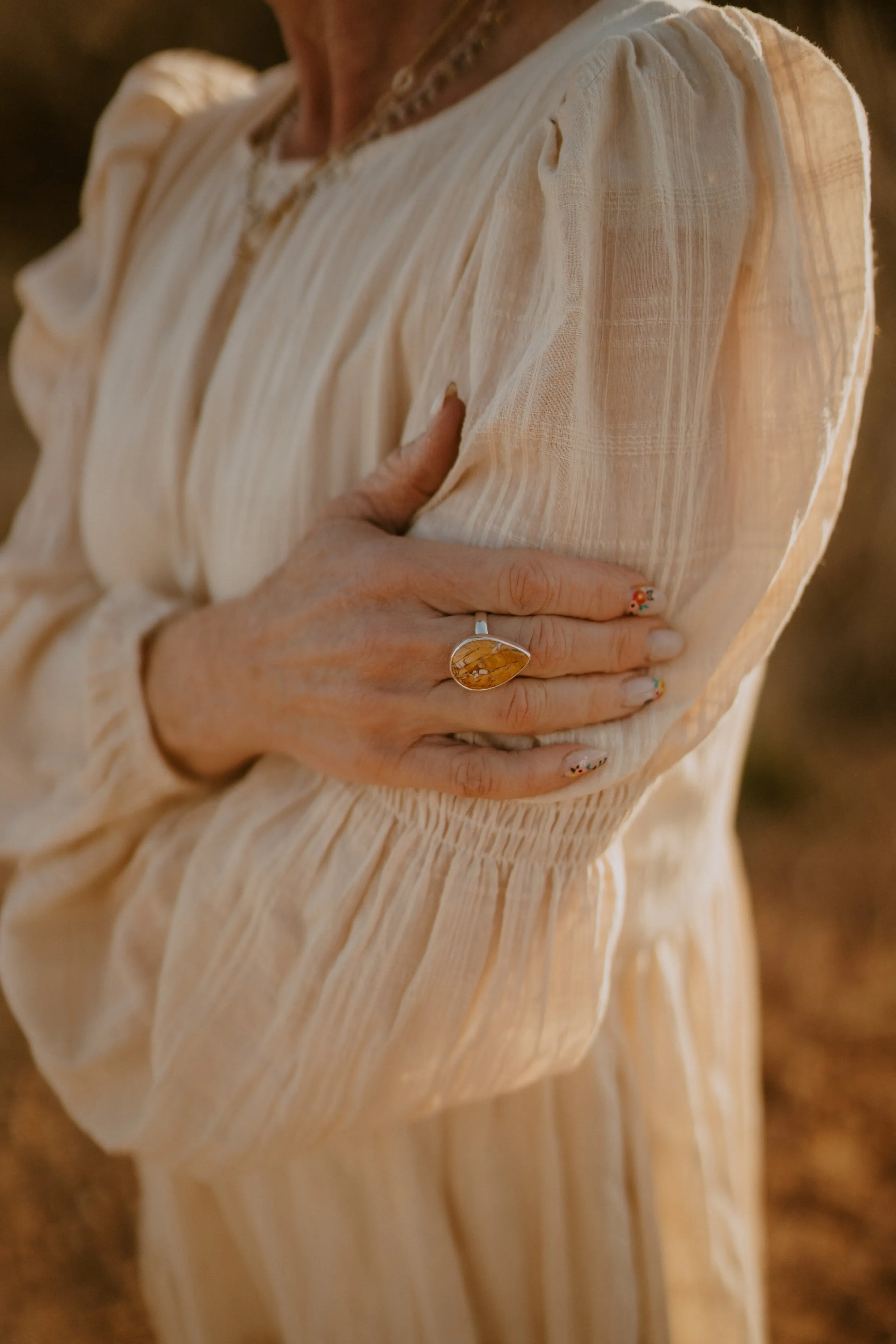 Britta Ring | Brecciated Mookaite sold by Goldie Lew product image thumbnail 5