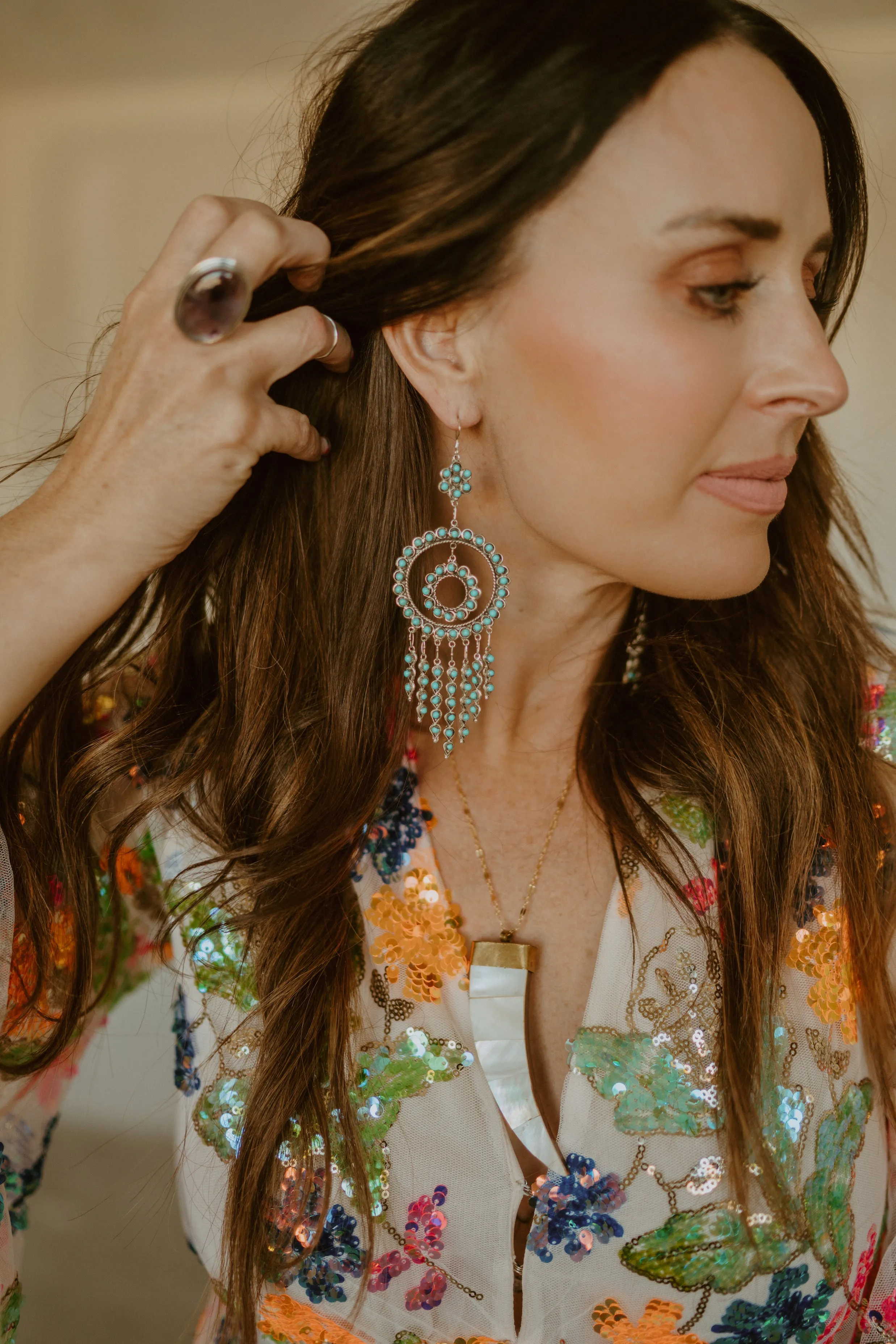 Luella Earrings sold by Goldie Lew product image thumbnail 3