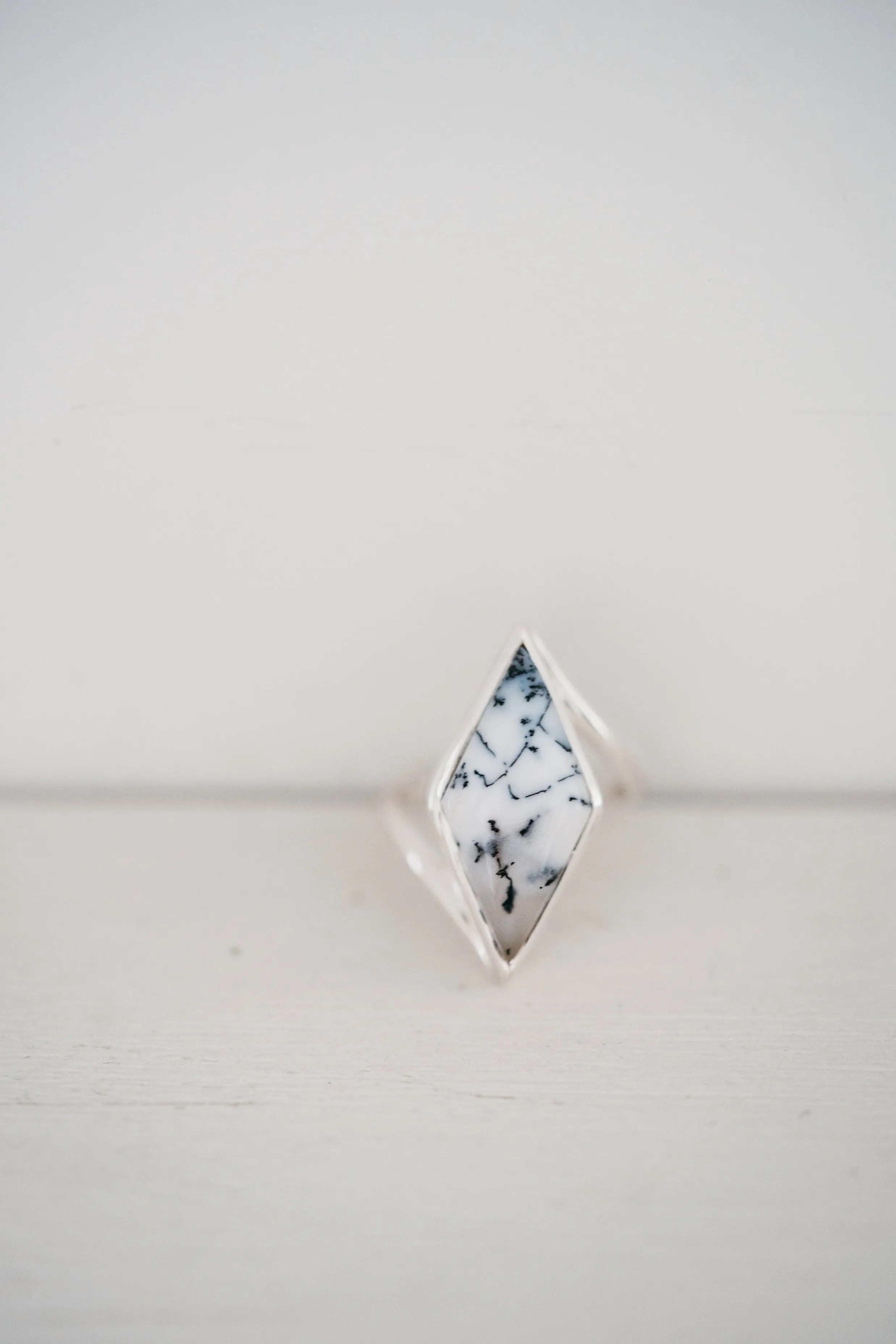 Serena Ring | Dendritic Opal sold by Goldie Lew