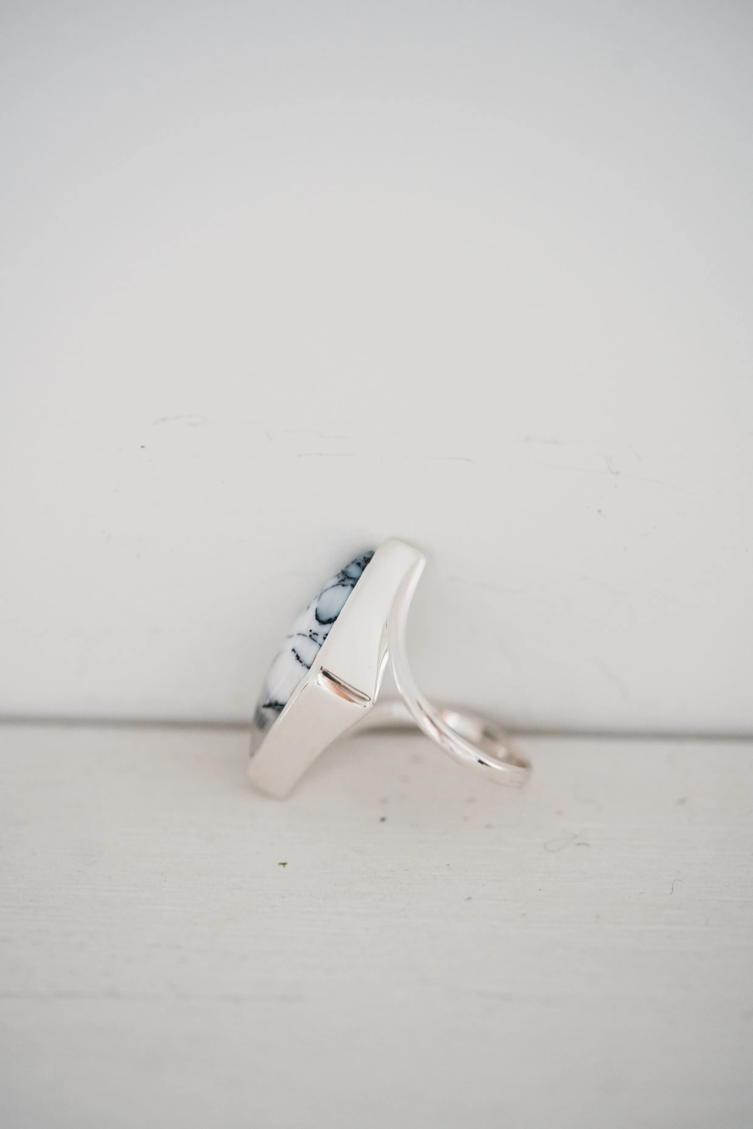 Serena Ring | Dendritic Opal sold by Goldie Lew product image thumbnail 3