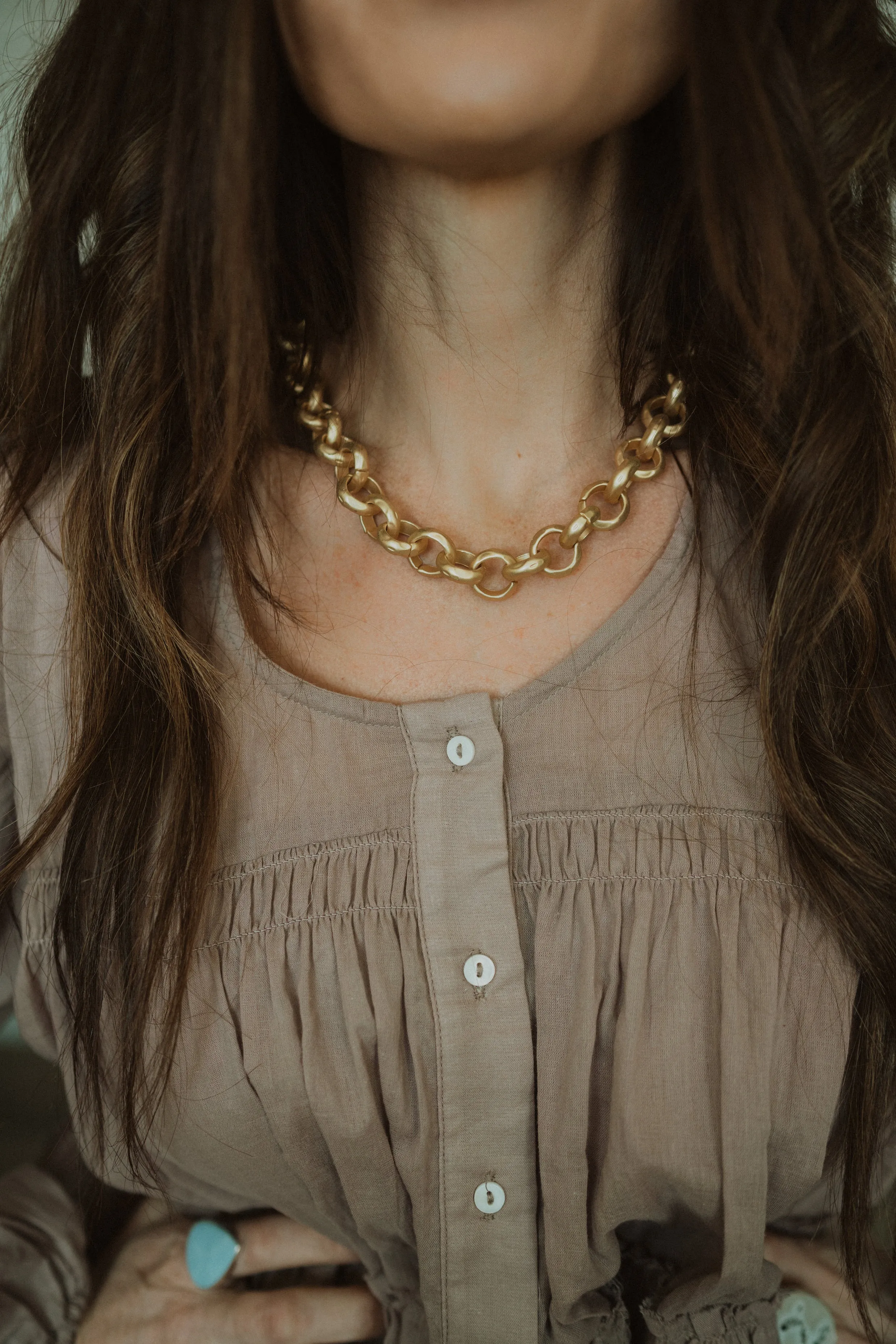 Chunky Gold Necklace #3 sold by Goldie Lew