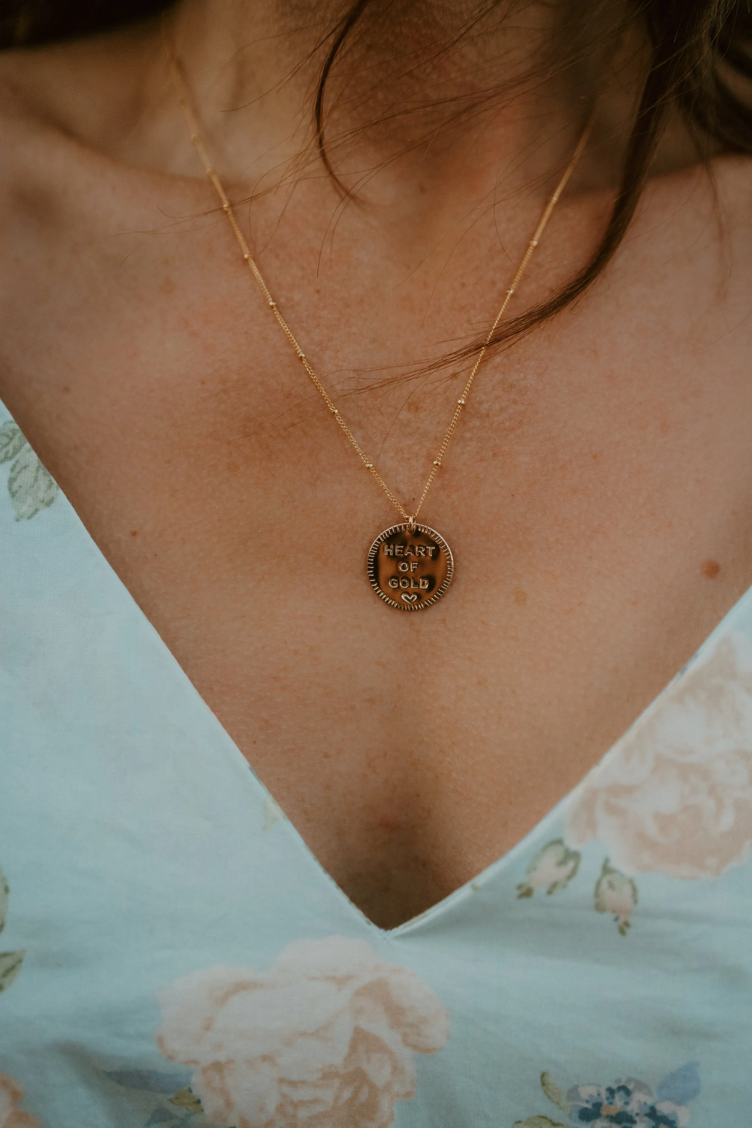 Heart of Gold Necklace - FINAL SALE sold by Goldie Lew product image thumbnail 3