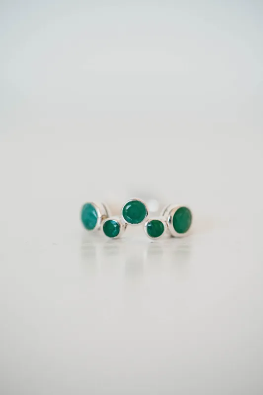 Whitney Ring | Emerald sold by Goldie Lew