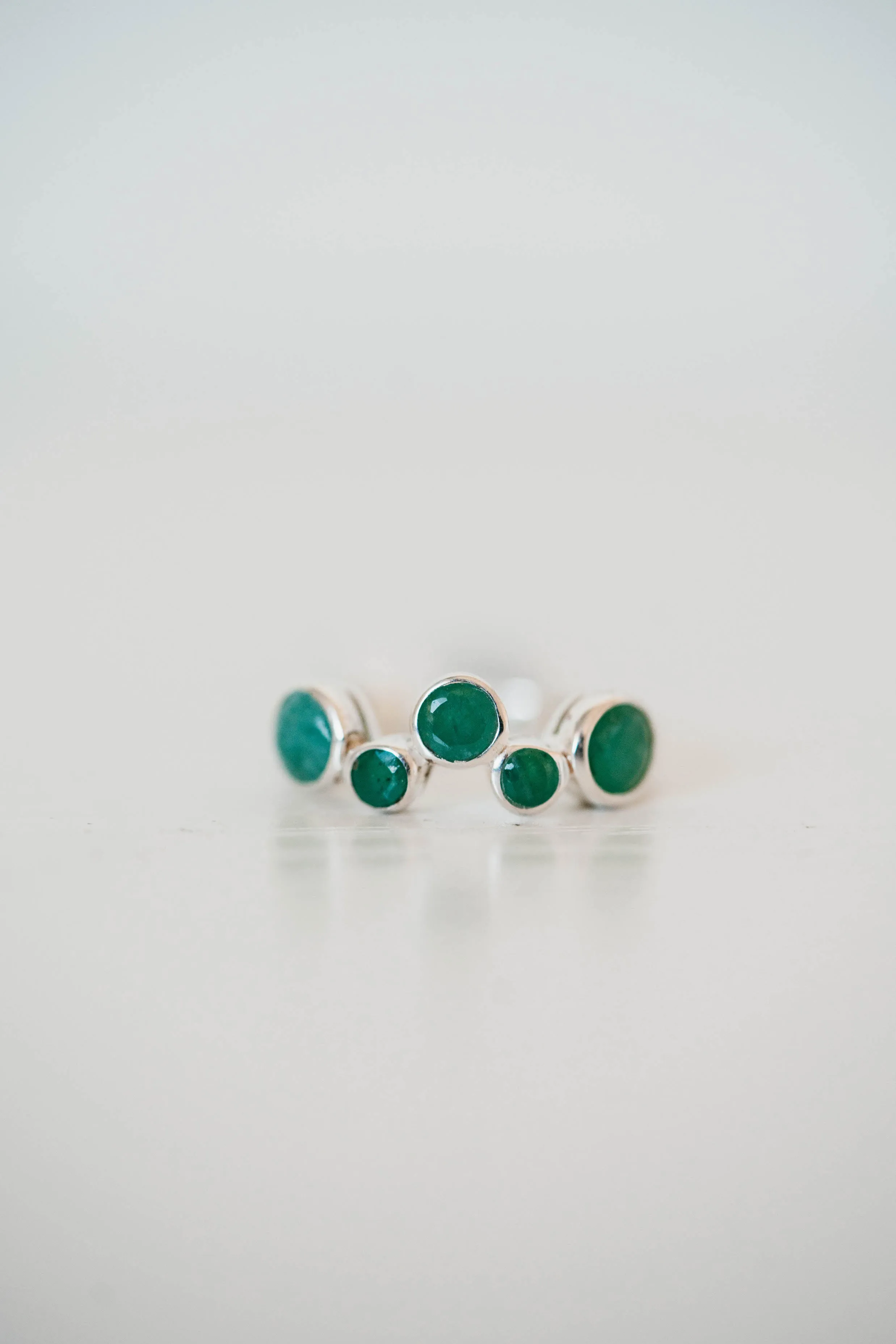 Whitney Ring | Emerald sold by Goldie Lew