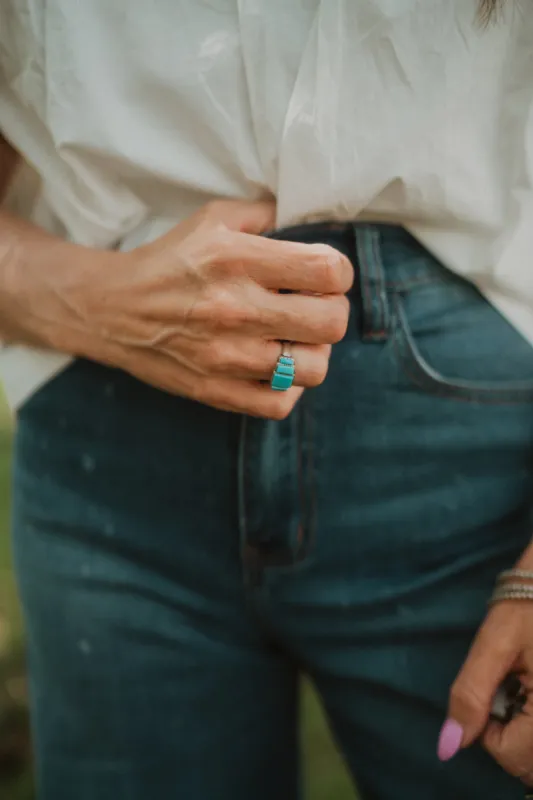 Porter Ring | Turquoise sold by Goldie Lew