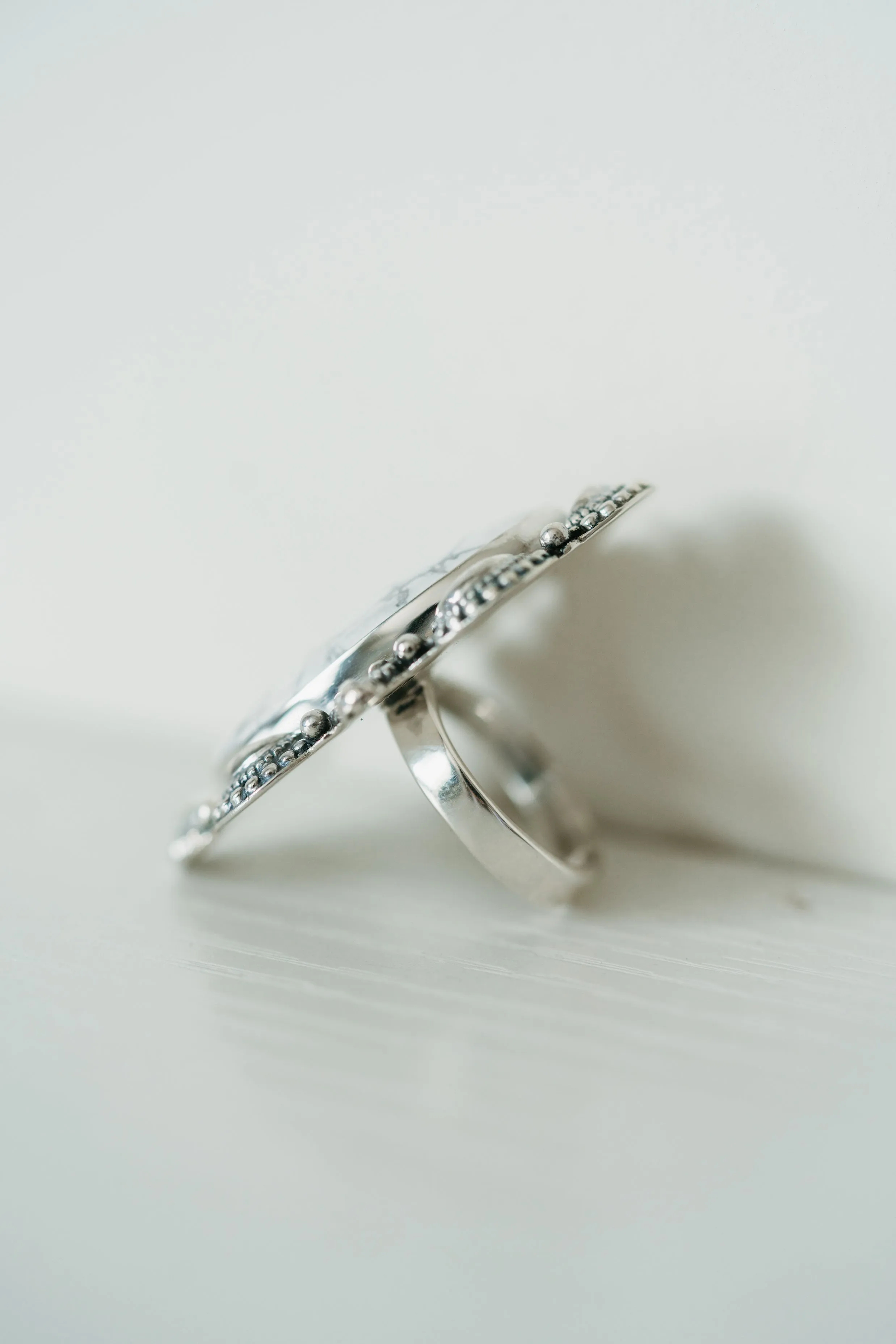 Rad Ring | Howlite sold by Goldie Lew product image thumbnail 3