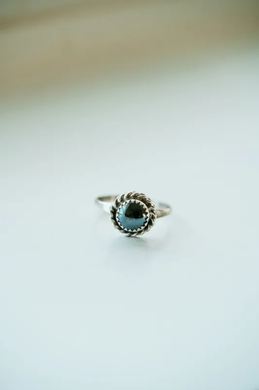 Becca Ring | Hematite sold by Goldie Lew