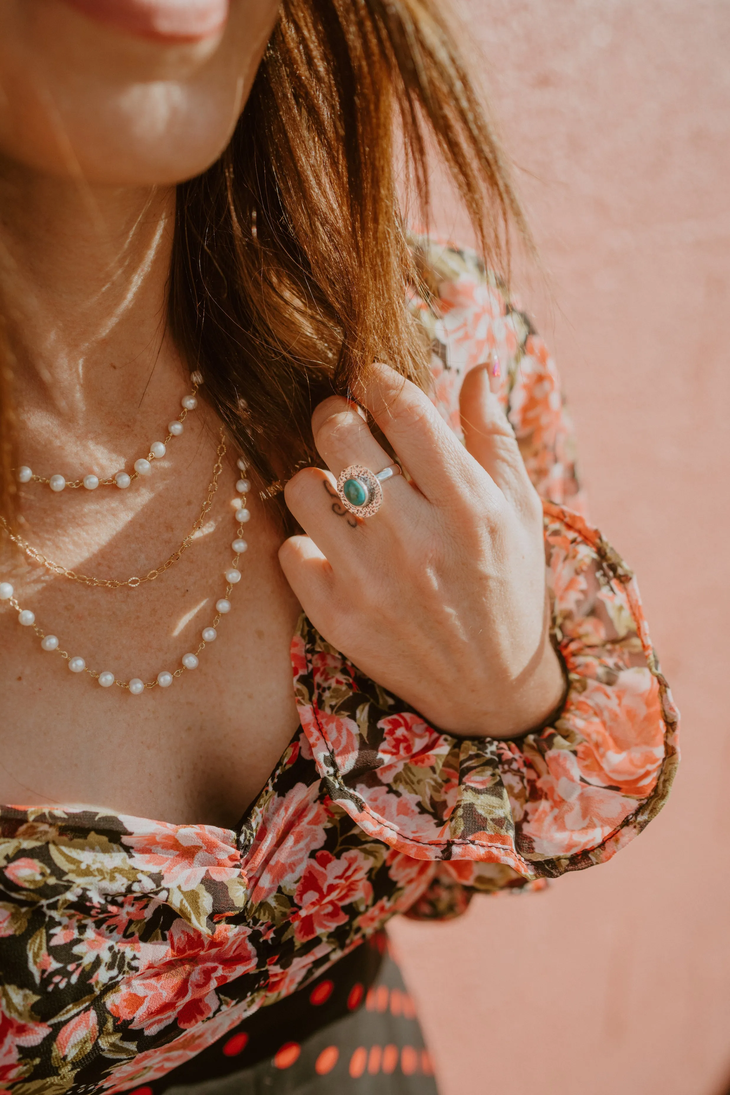 Camille Ring | Turquoise sold by Goldie Lew product image thumbnail 4