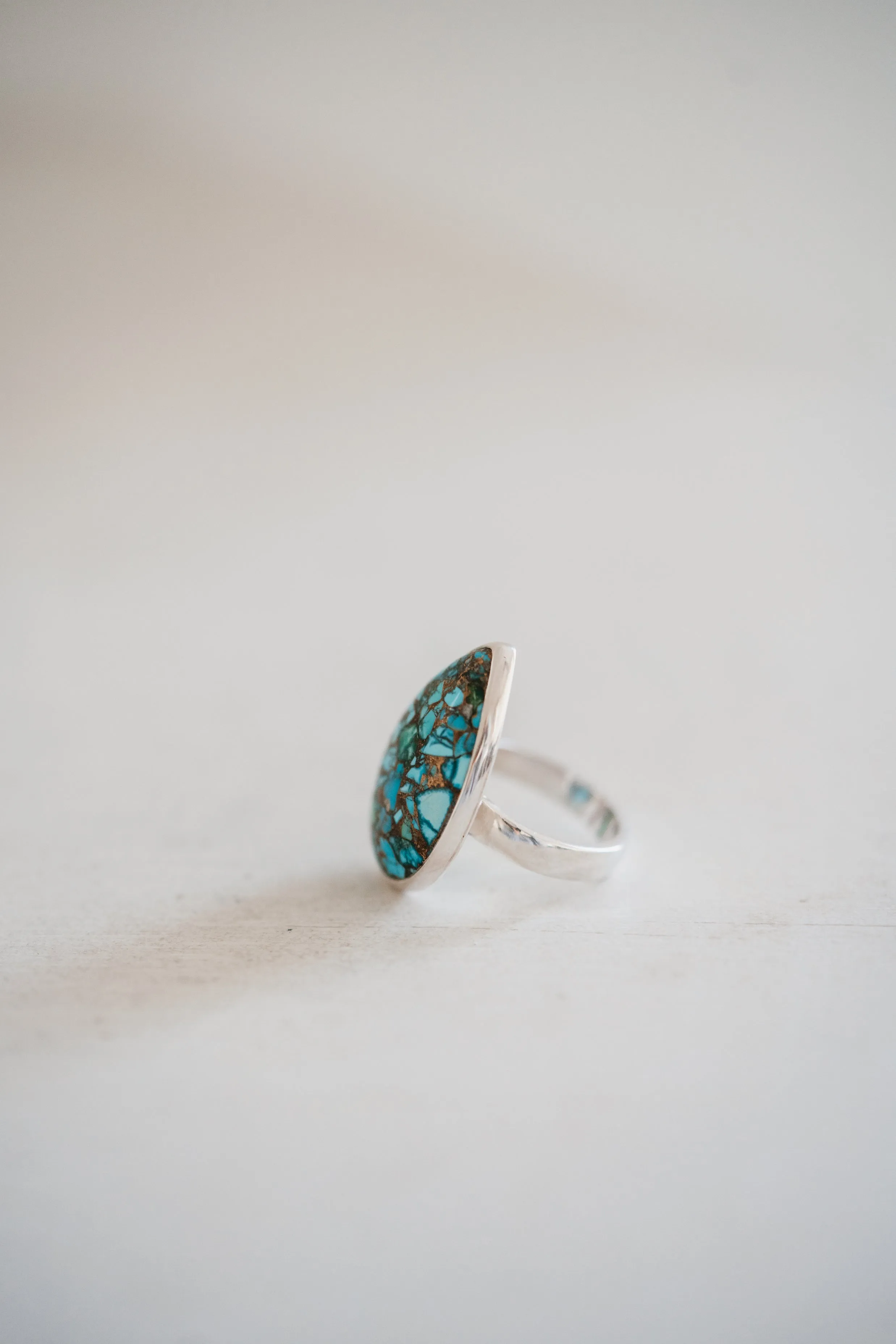 Celia Ring | Turquoise sold by Goldie Lew product image thumbnail 5
