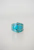 Single Bar Shield Ring | Turquoise- FINAL SALE sold by Goldie Lew