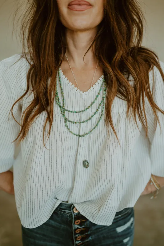 Bluesy Necklace Set sold by Goldie Lew