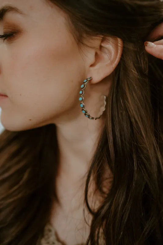 Sully Hoop | Turquoise sold by Goldie Lew