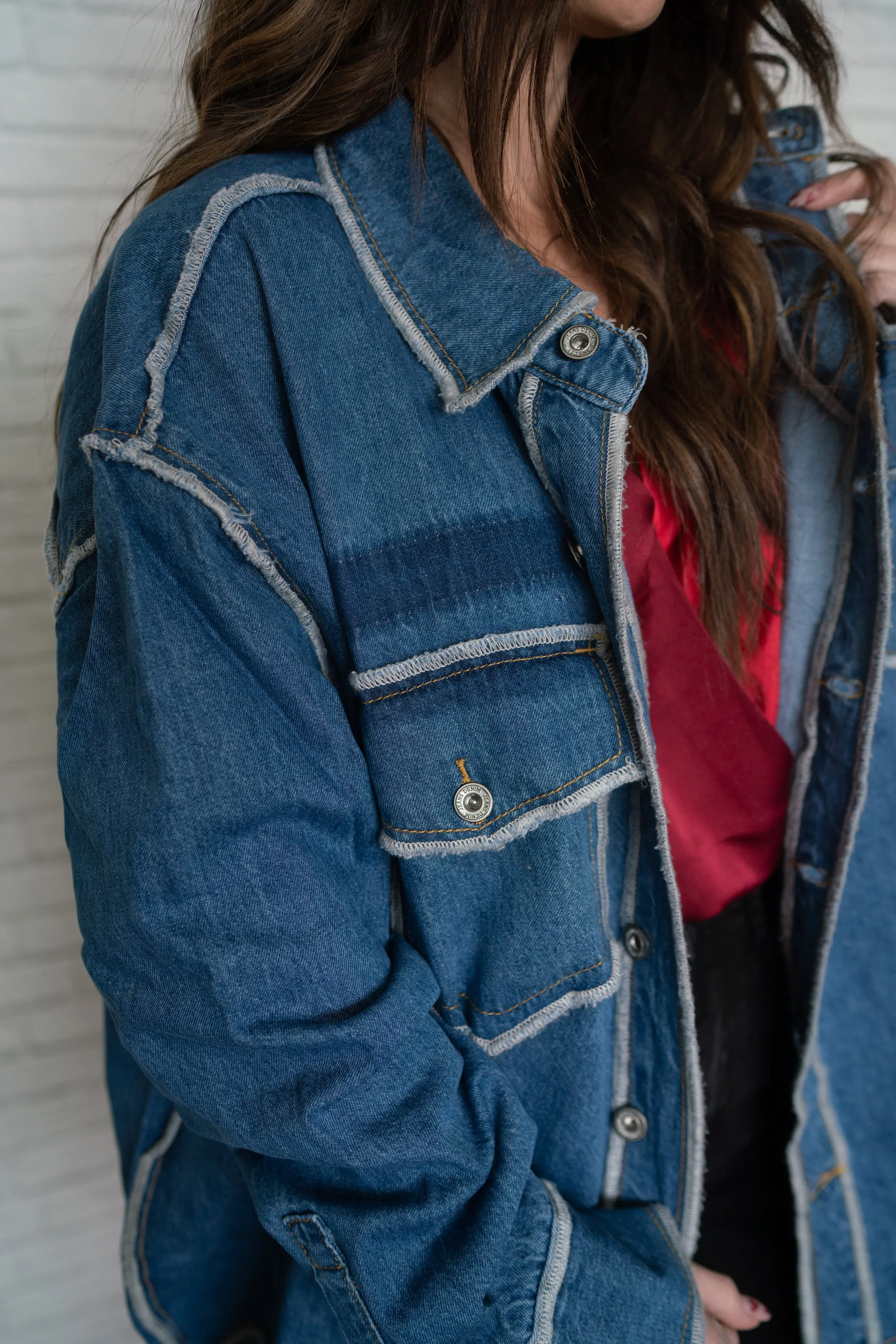 Natasha Denim Jacket - FINAL SALE sold by Goldie Lew product image thumbnail 5