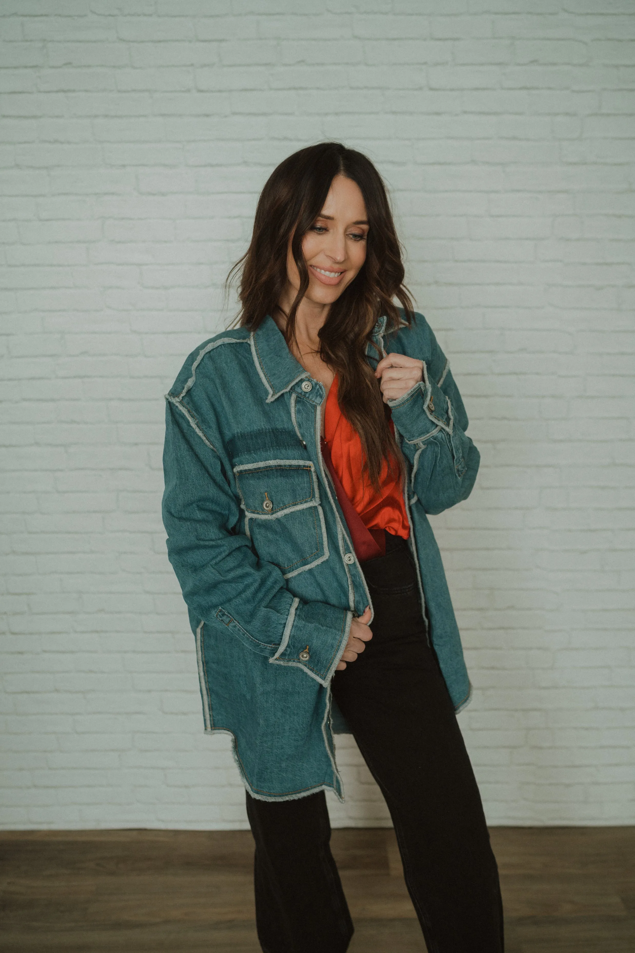 Natasha Denim Jacket - FINAL SALE sold by Goldie Lew product image thumbnail 2