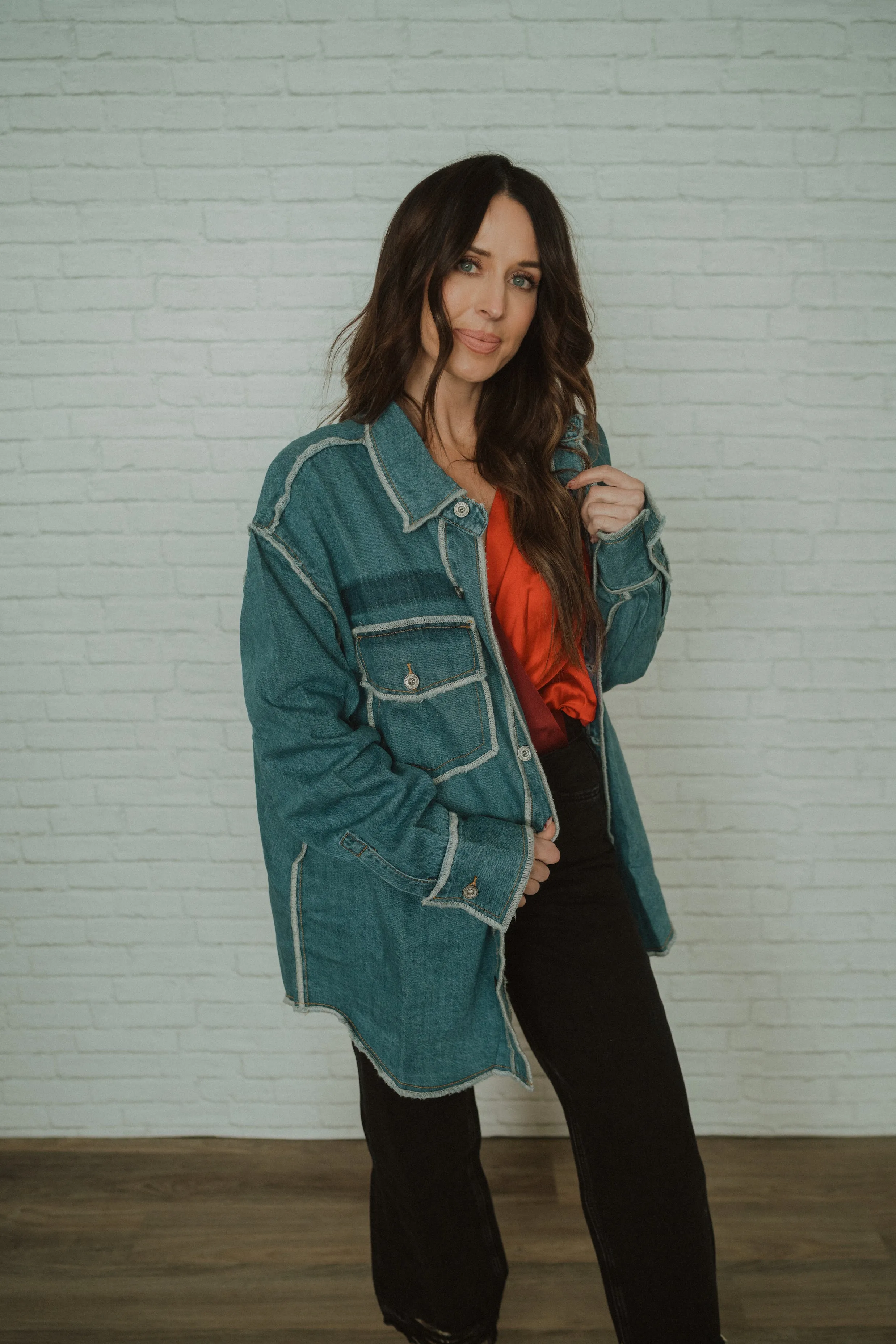 Natasha Denim Jacket - FINAL SALE sold by Goldie Lew