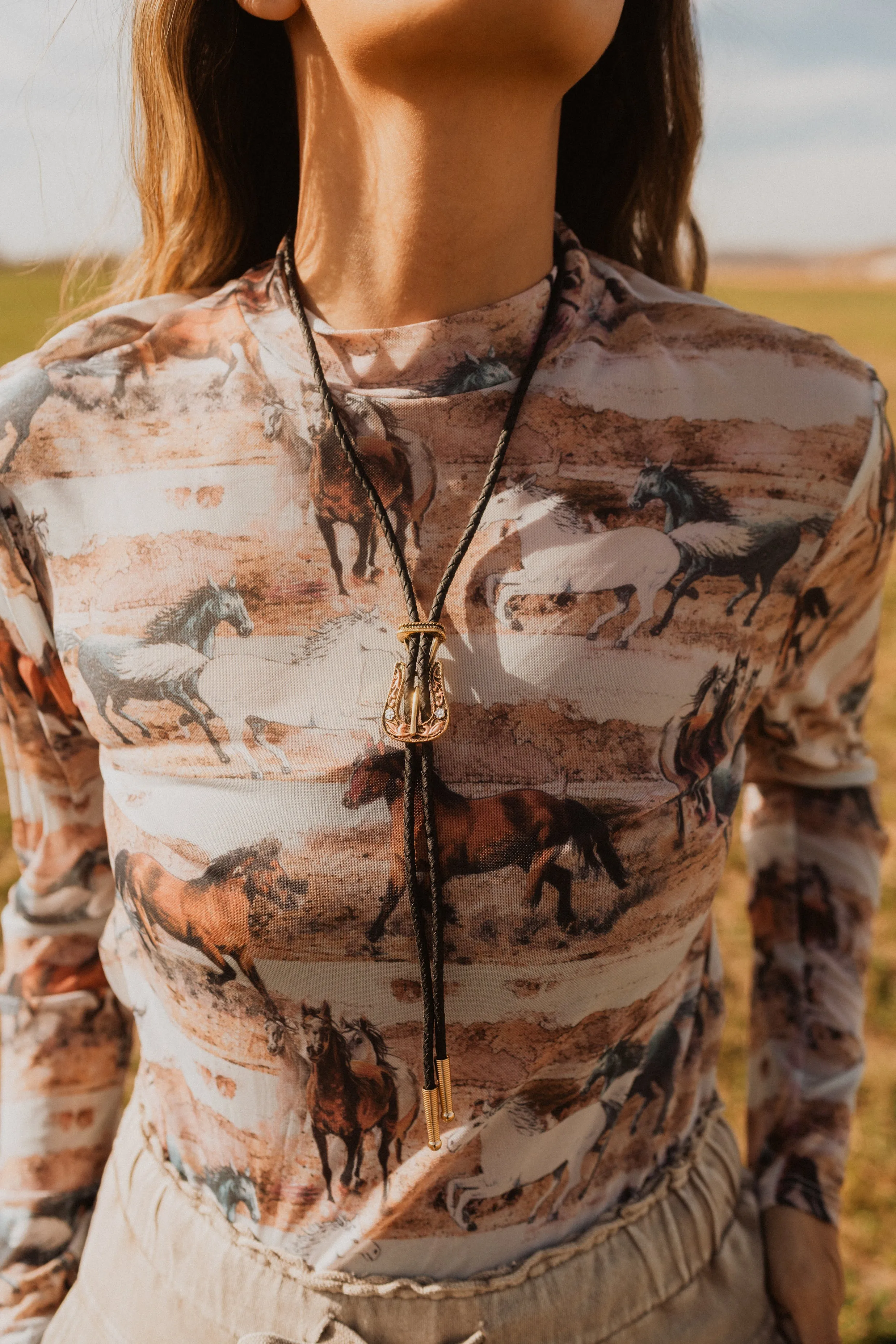 Buckle Bolo Tie sold by Goldie Lew product image thumbnail 4