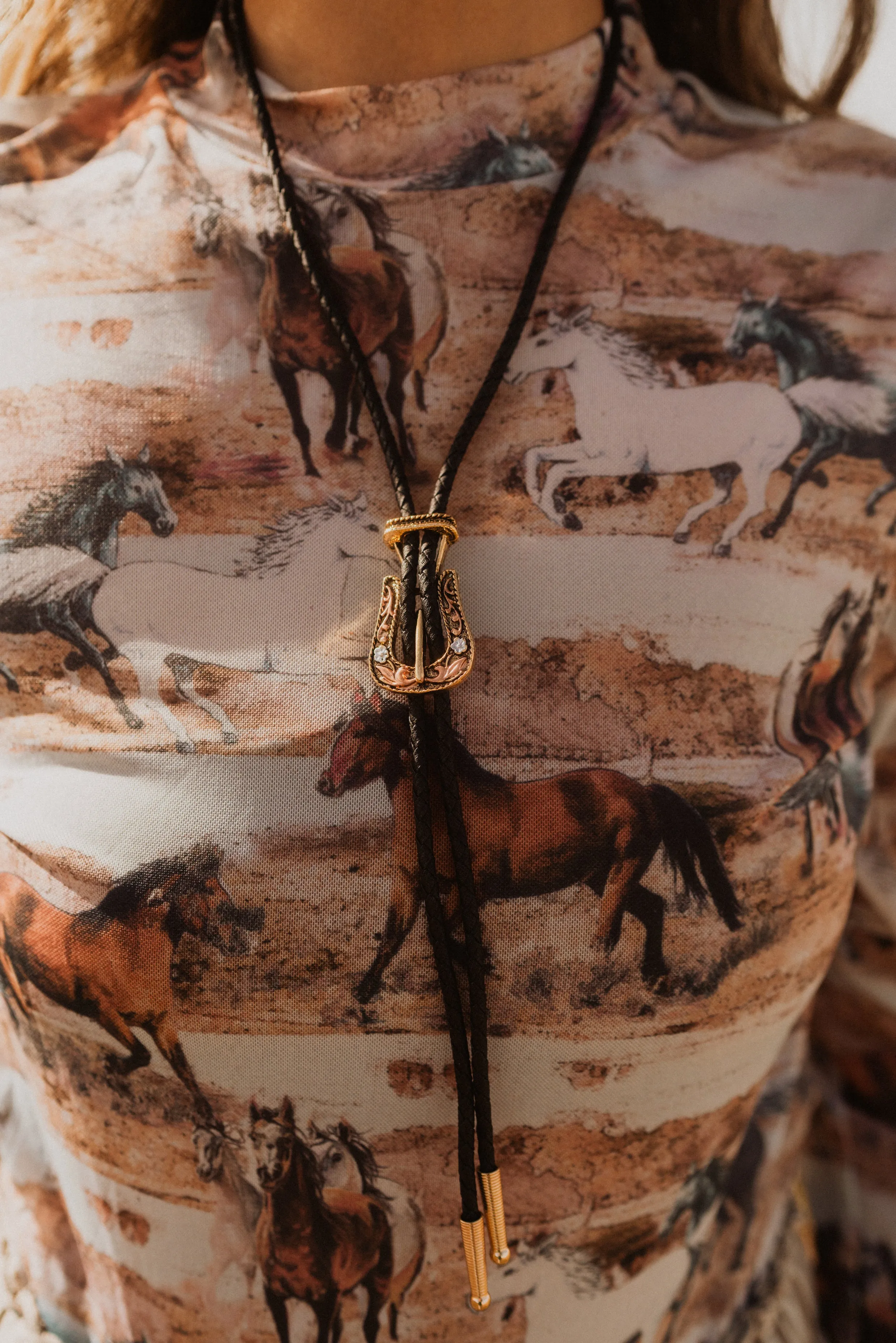 Buckle Bolo Tie sold by Goldie Lew product image thumbnail 2