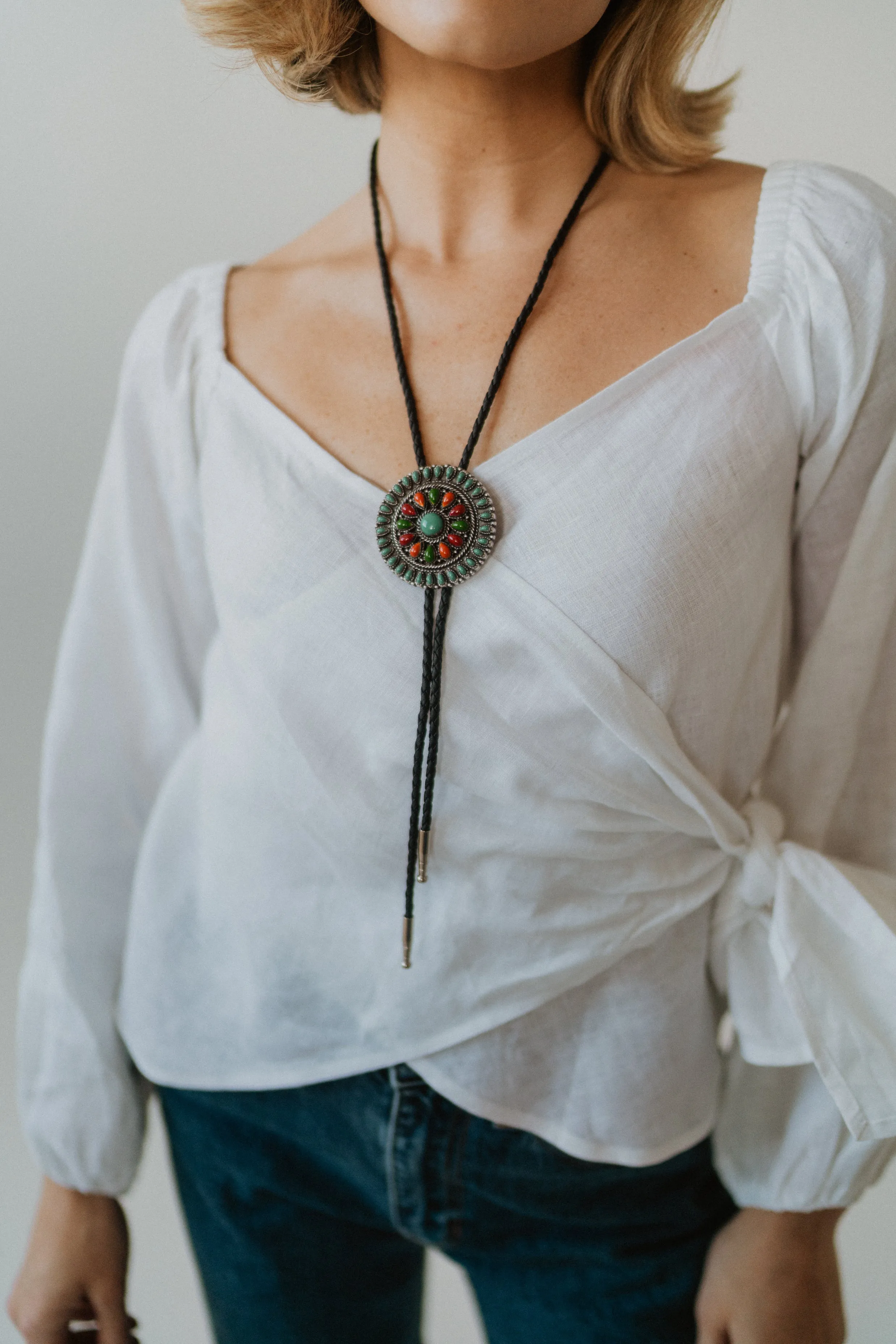 Stephanie Bolo Tie sold by Goldie Lew product image thumbnail 5