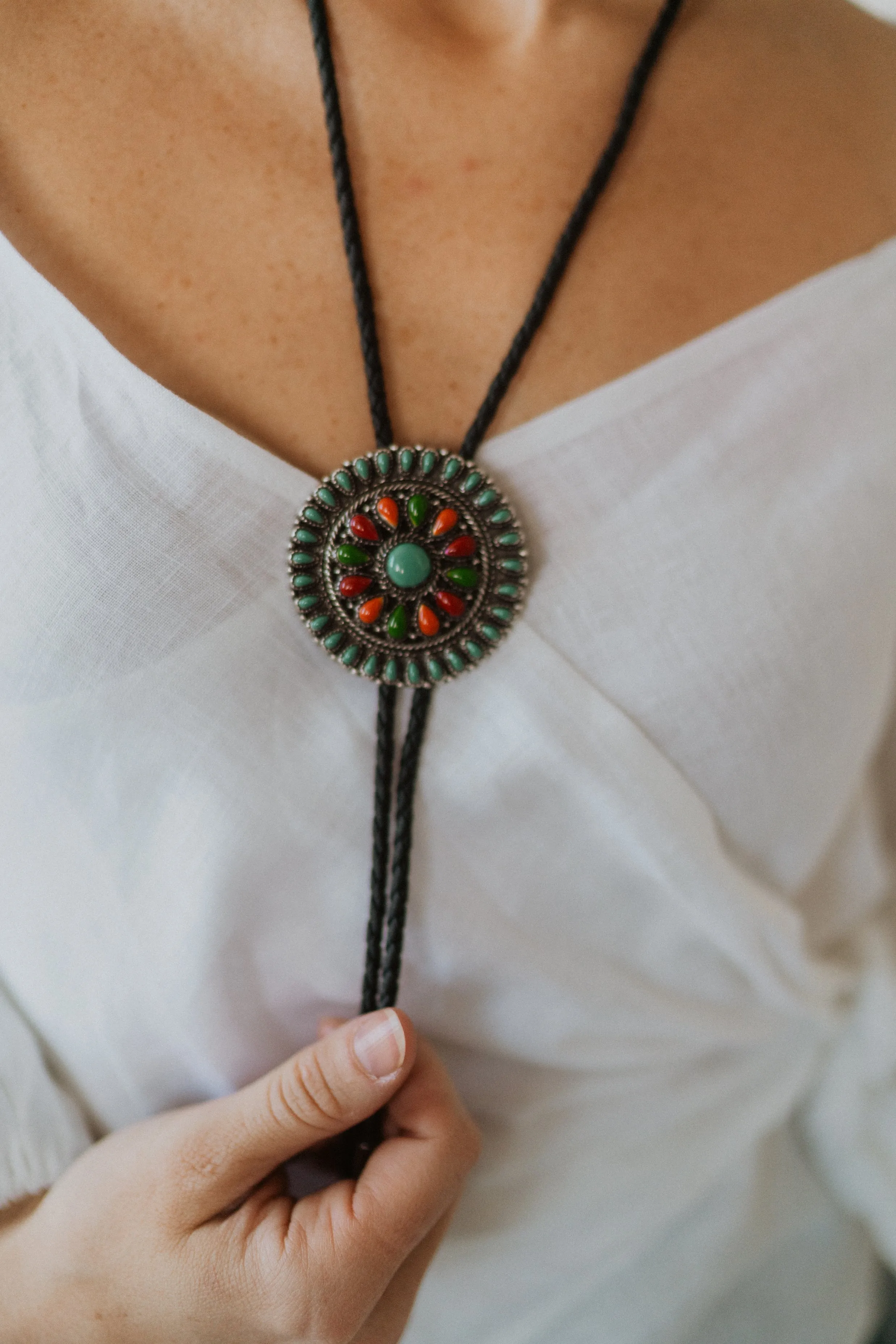 Stephanie Bolo Tie sold by Goldie Lew product image thumbnail 4