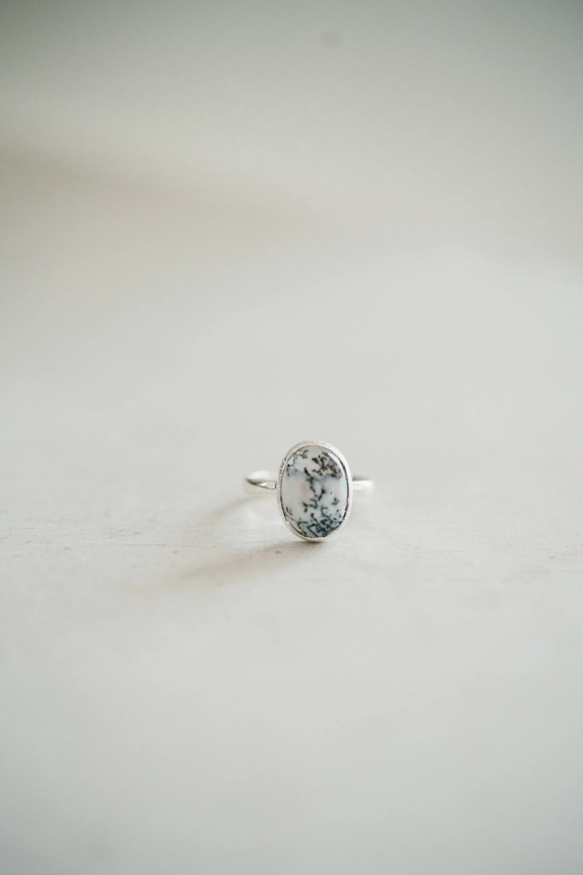 Natalia Ring | Dendritic Opal sold by Goldie Lew