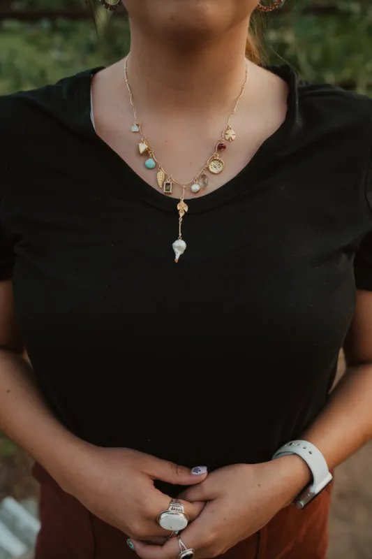 Gold Treasure Necklace - FINAL SALE made by Goldie Lew