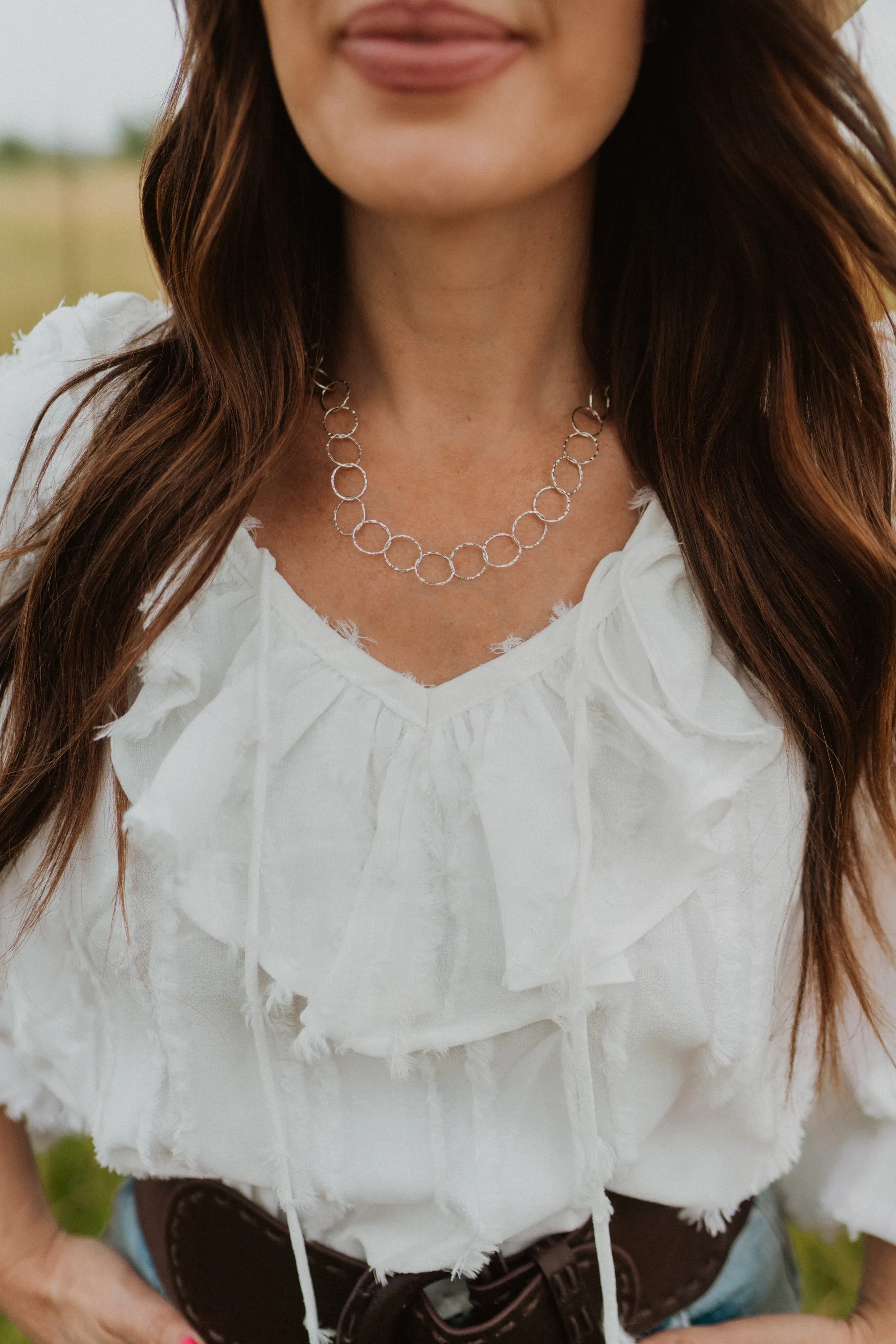 Hayden Necklace | Silver sold by Goldie Lew
